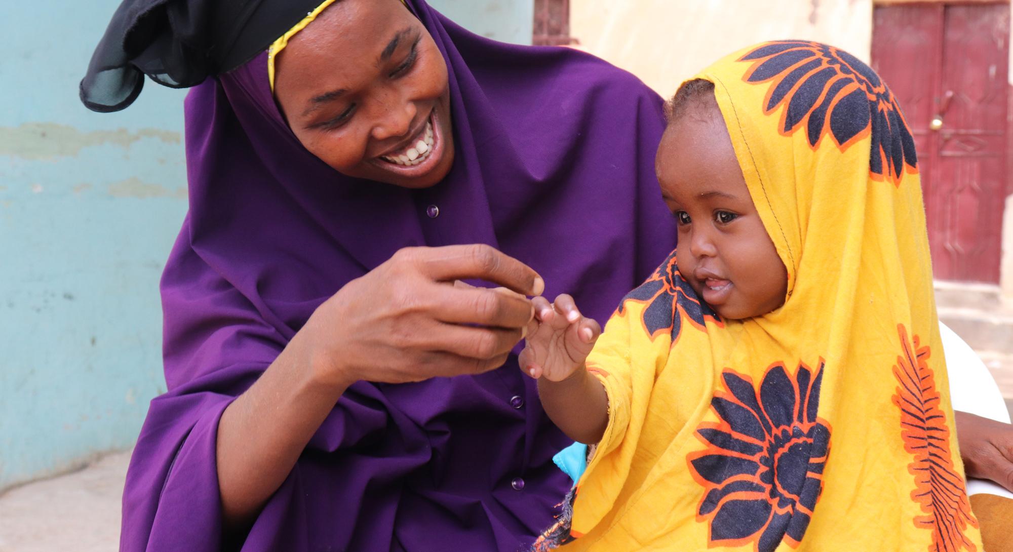 Notfallnahrung für Kinder in Somalia