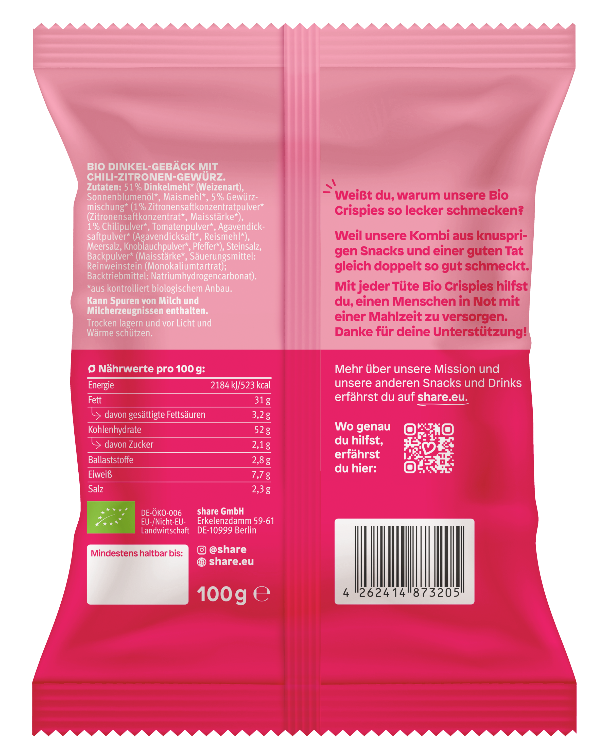 Bio Crispies Chili Lemon
