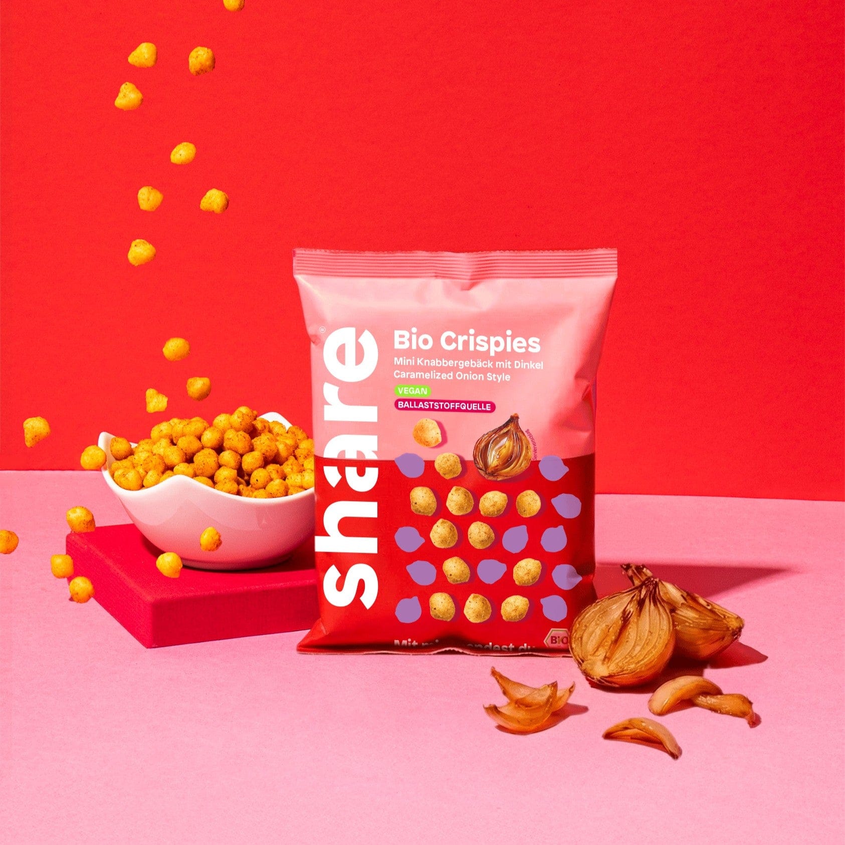 share Chips Bio Crispies Caramelized Onion Style 8x100g