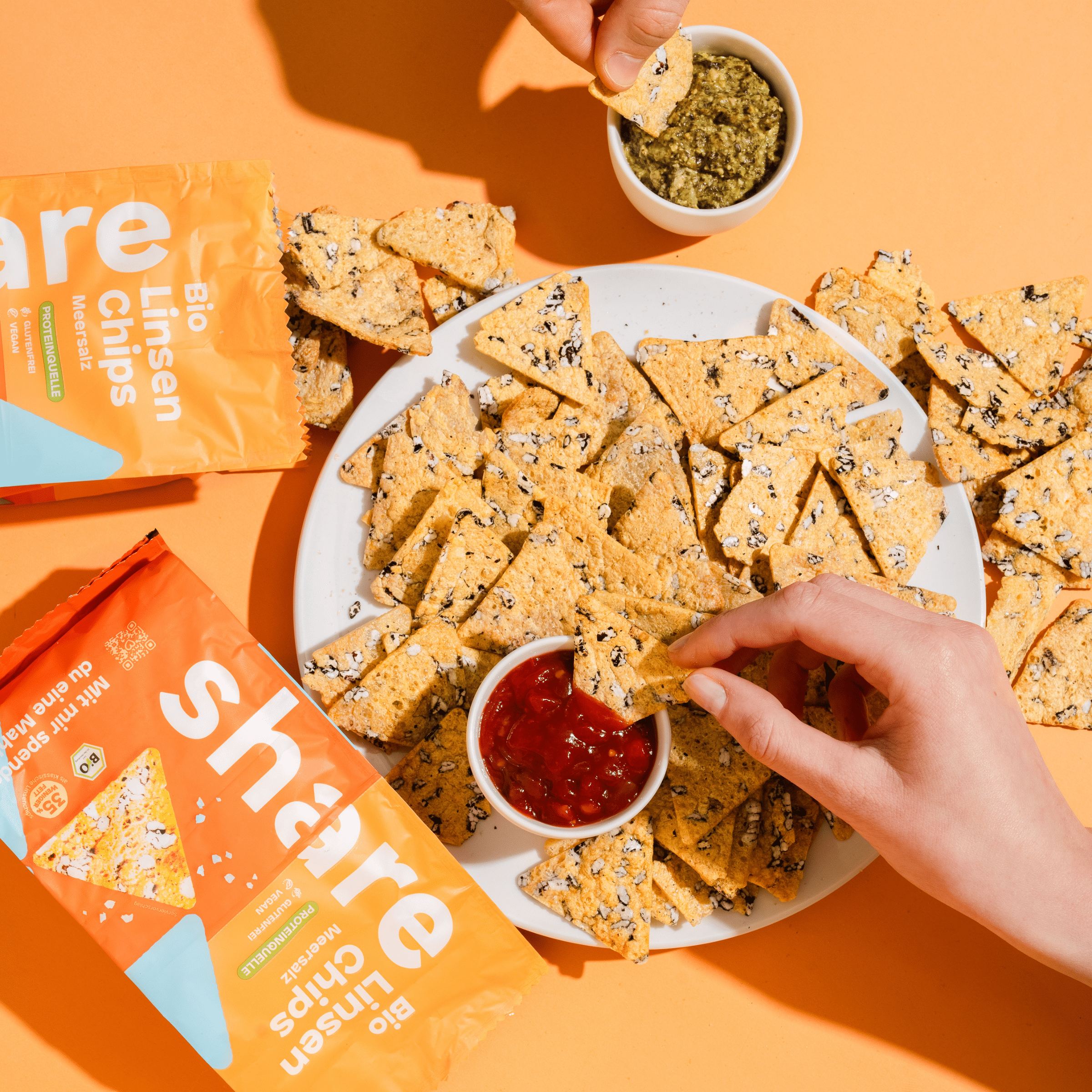 share Chips Bio Linsenchips Meersalz 6x80g