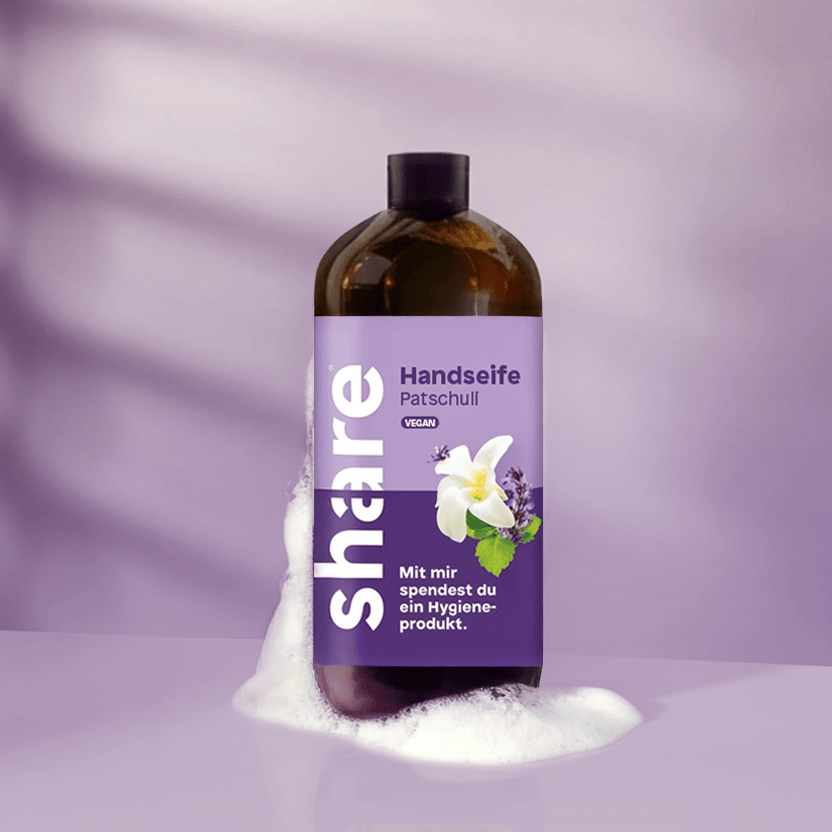 share Flüssigseife Flüssigseife Nachfüllflasche Patschuli 6x500ml