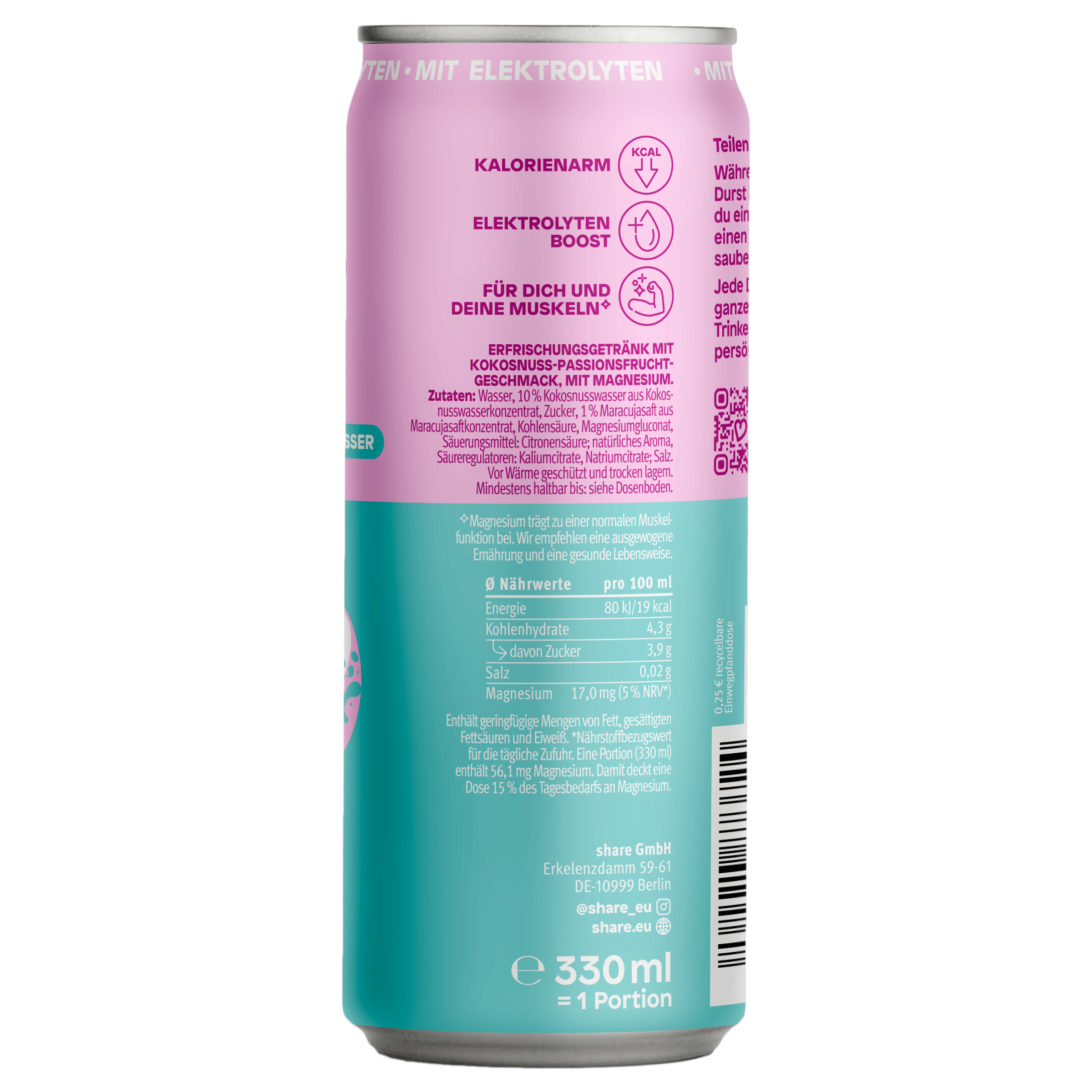 share Getränke / alkoholfreie Getränke Cocolyte Passionsfrucht Drink 12x330ml