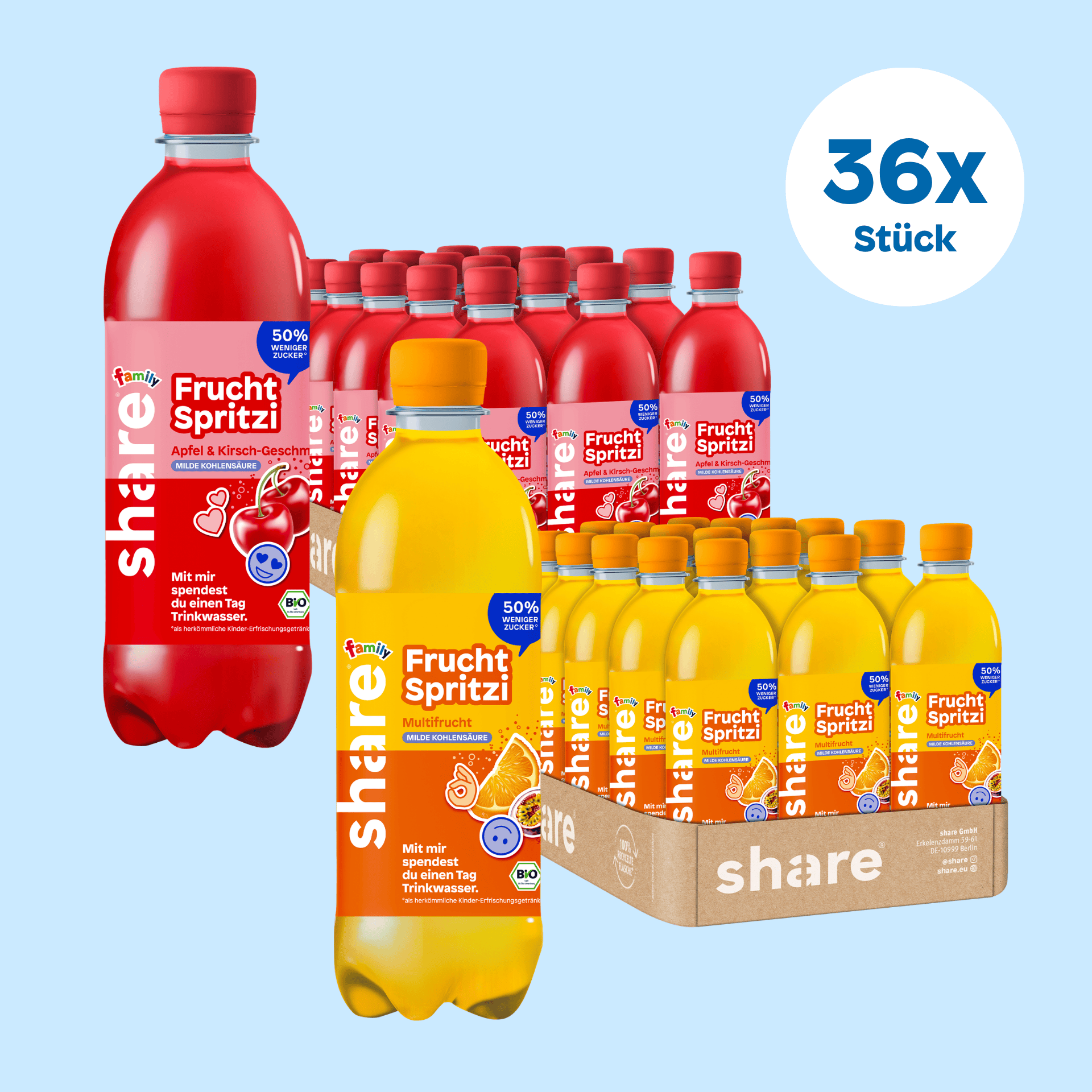 share GmbH Family Bio Frucht Spritzi Sparpaket