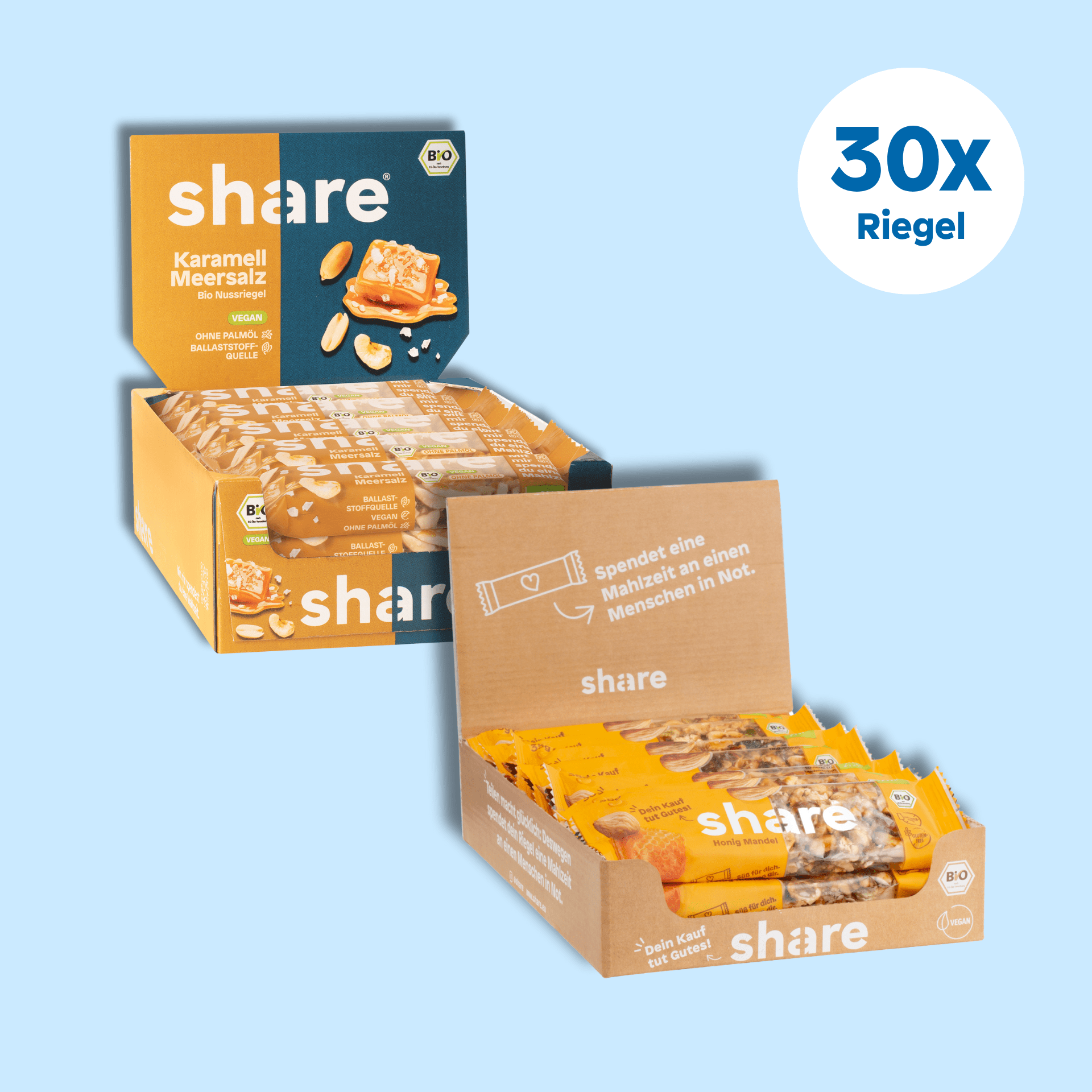 share GmbH Glutenfreie Bio Nussriegel Sparpaket