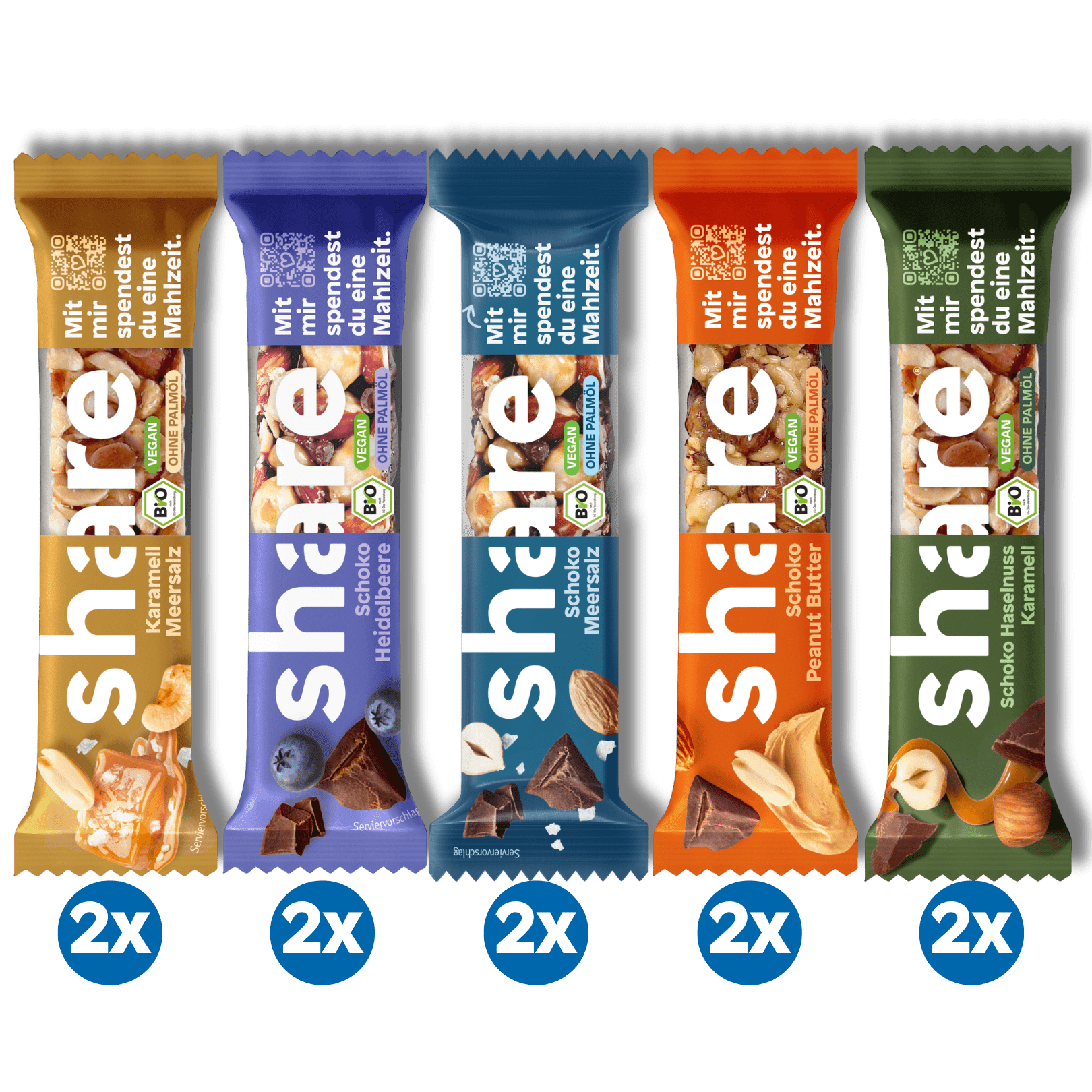 share GmbH Vegane Riegel Probierpaket
