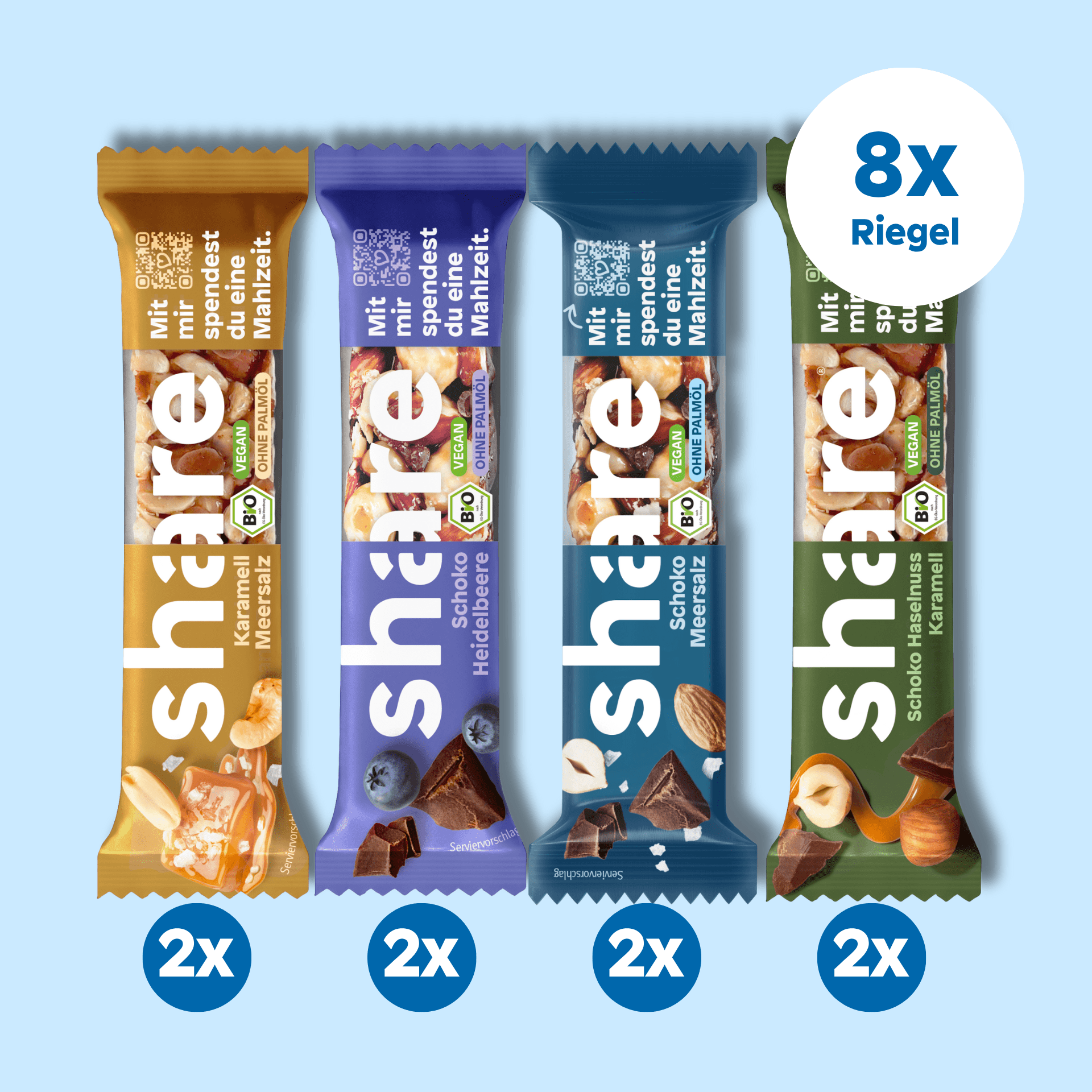 Vegane Riegel Probierpaket