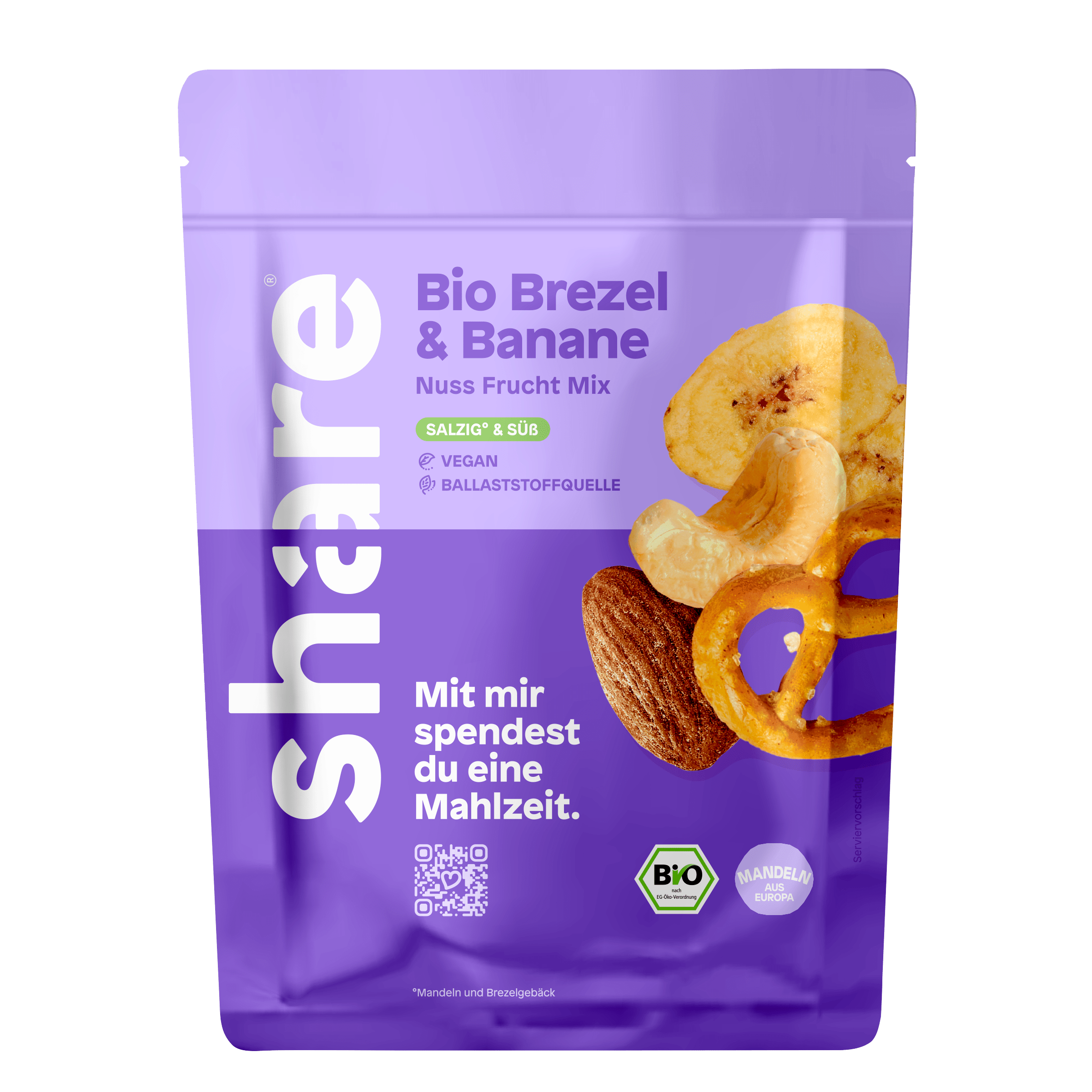 share Nuss-Frucht-Mischungen Bio Nuss-Frucht-Mischung Brezel & Banane 6x125g