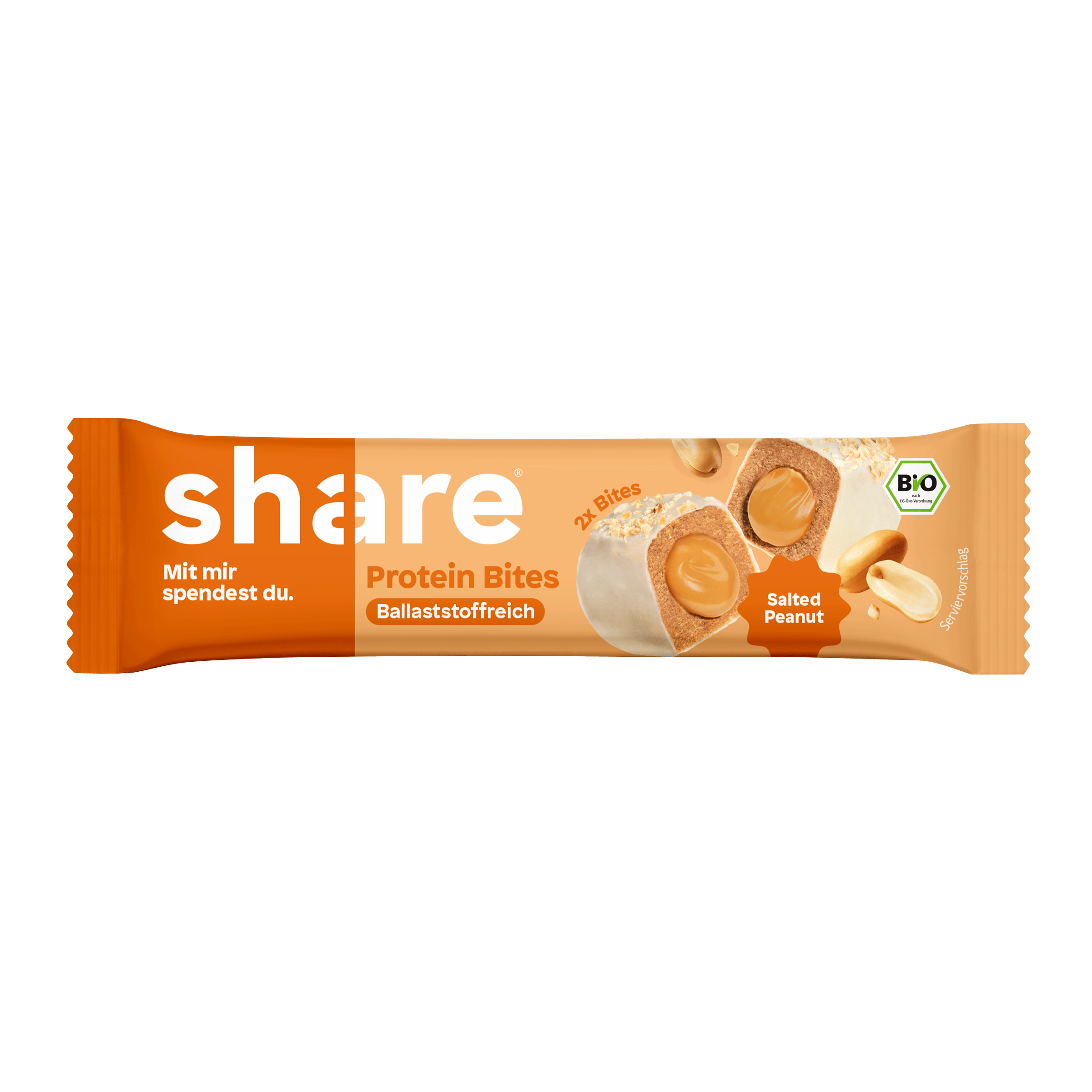 share Proteinriegel Bio Protein Bites Salted Peanut 15x40g