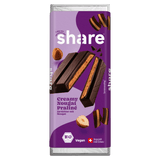 Bio Tafelschokolade Creamy Nougat Praliné Zartbitter mit Nougat 1x80g