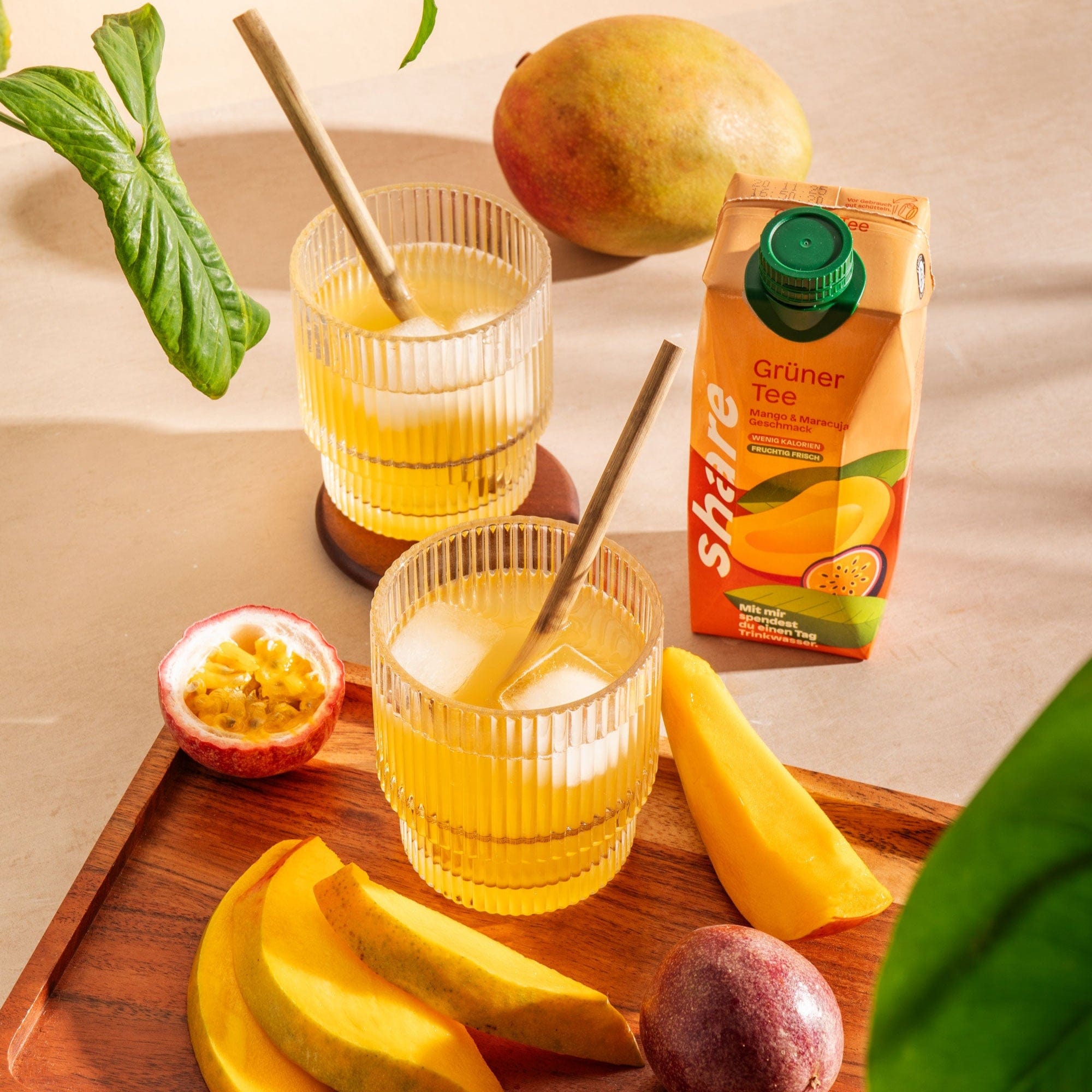 share Teegetränk Bio Teegetränk Grüntee Mango-Maracuja 12x0,5L