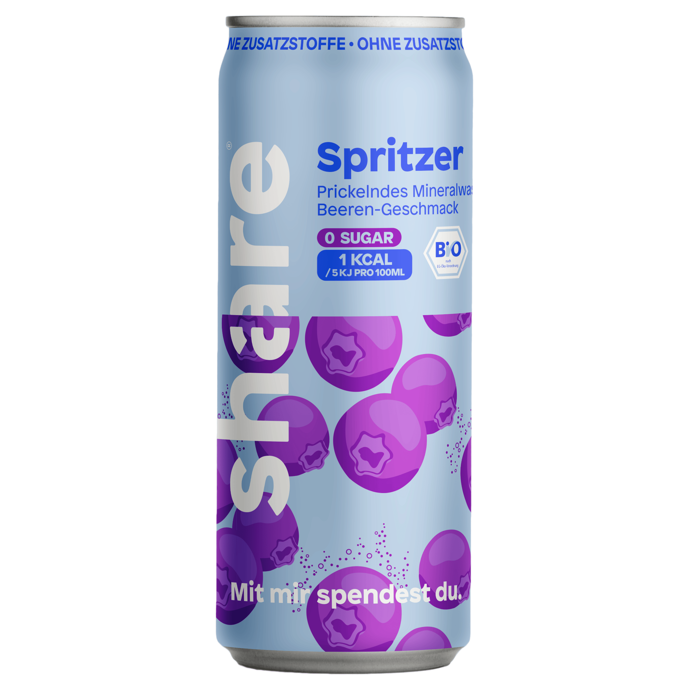 share Wasser mit Geschmack Bio Spritzer Beere in Alu Dose EW