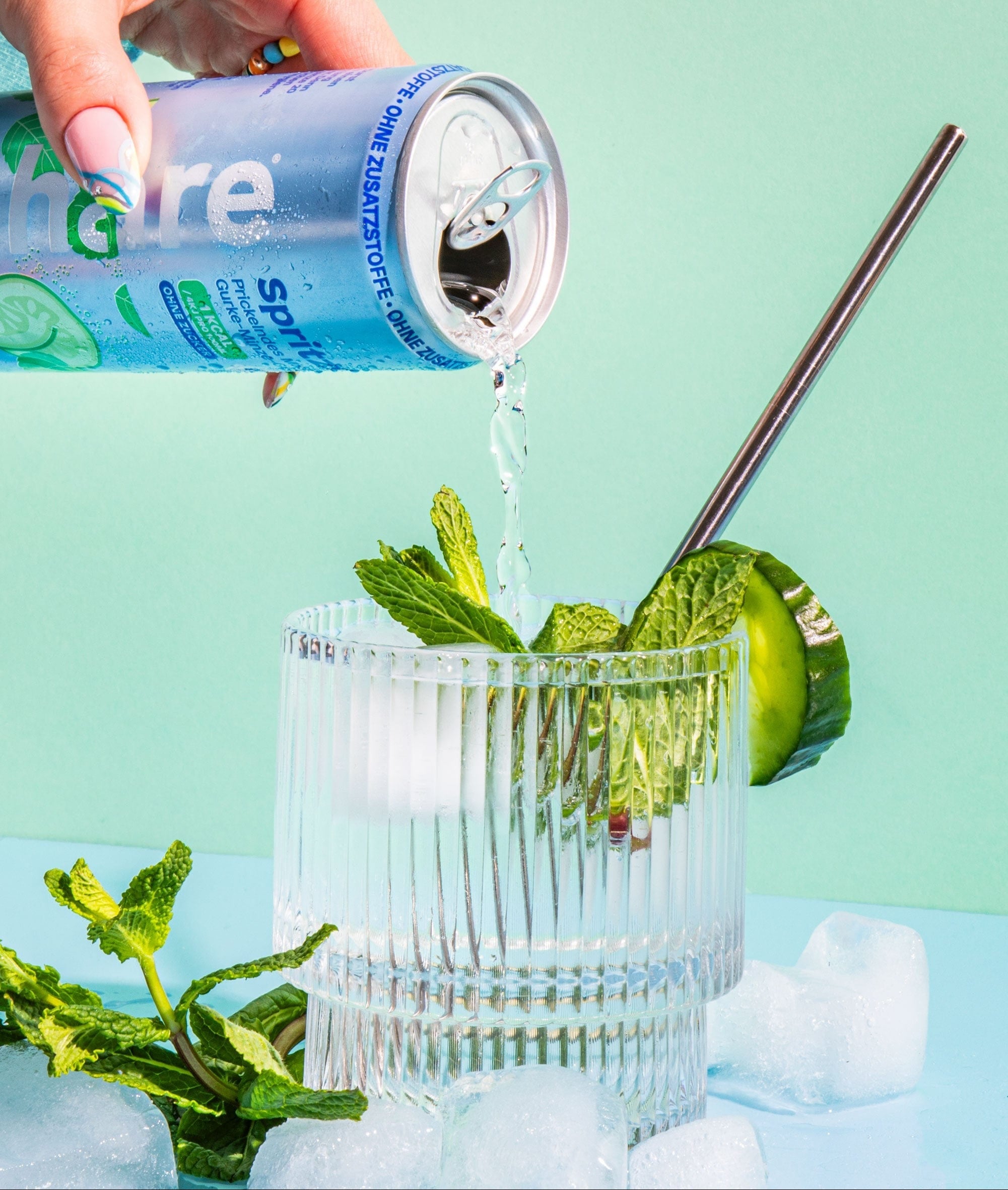 share Wasser mit Geschmack Bio Spritzer Gurke Minze 24x330ml