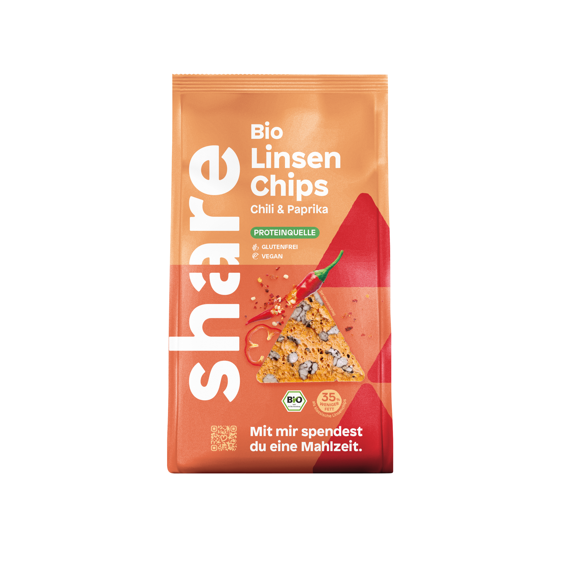 Bio Linsenchips Chili & Paprika