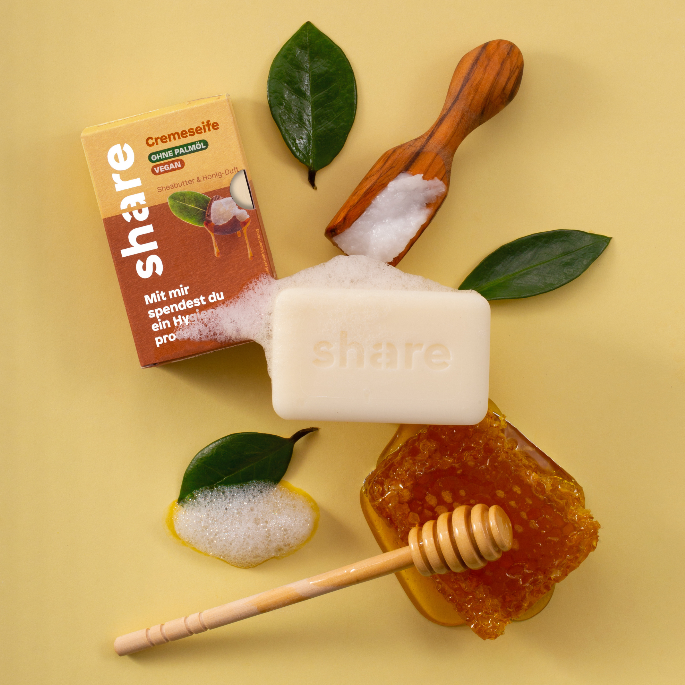 Bar Soap Shea Butter & Honey Fragrance 