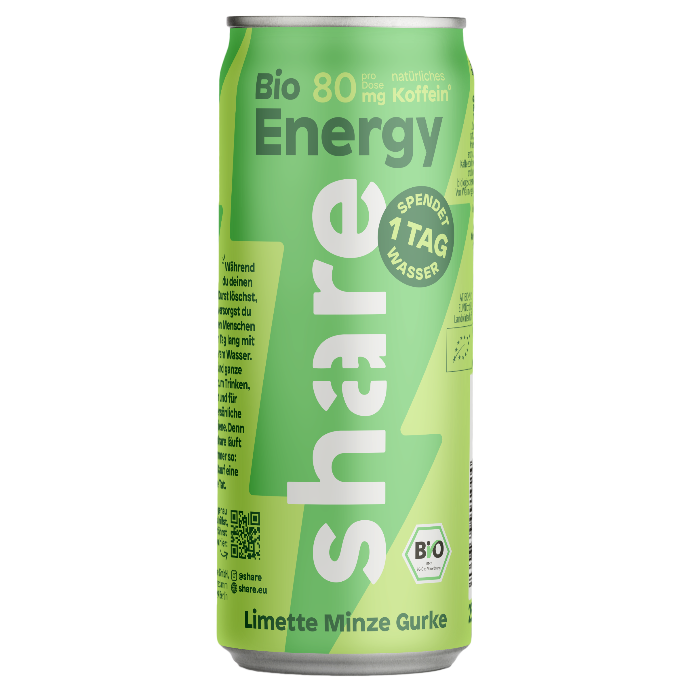 Bio Energy Limette Minze & Gurke