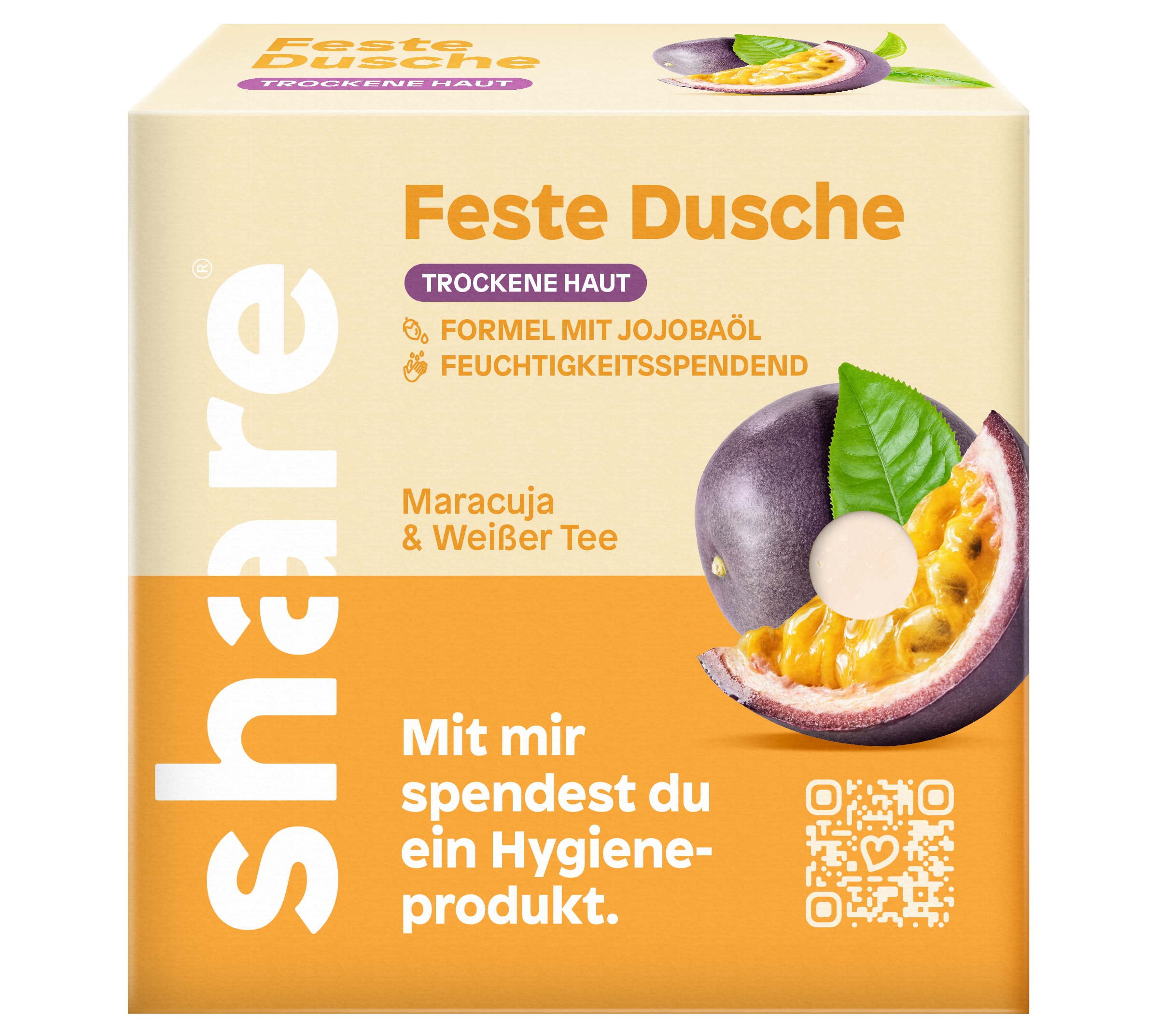 Feste Dusche Maracuja & Weißer Tee