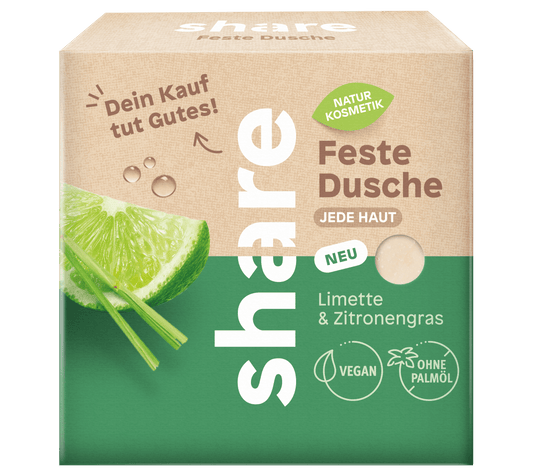 Feste Dusche Limette & Zitronengras