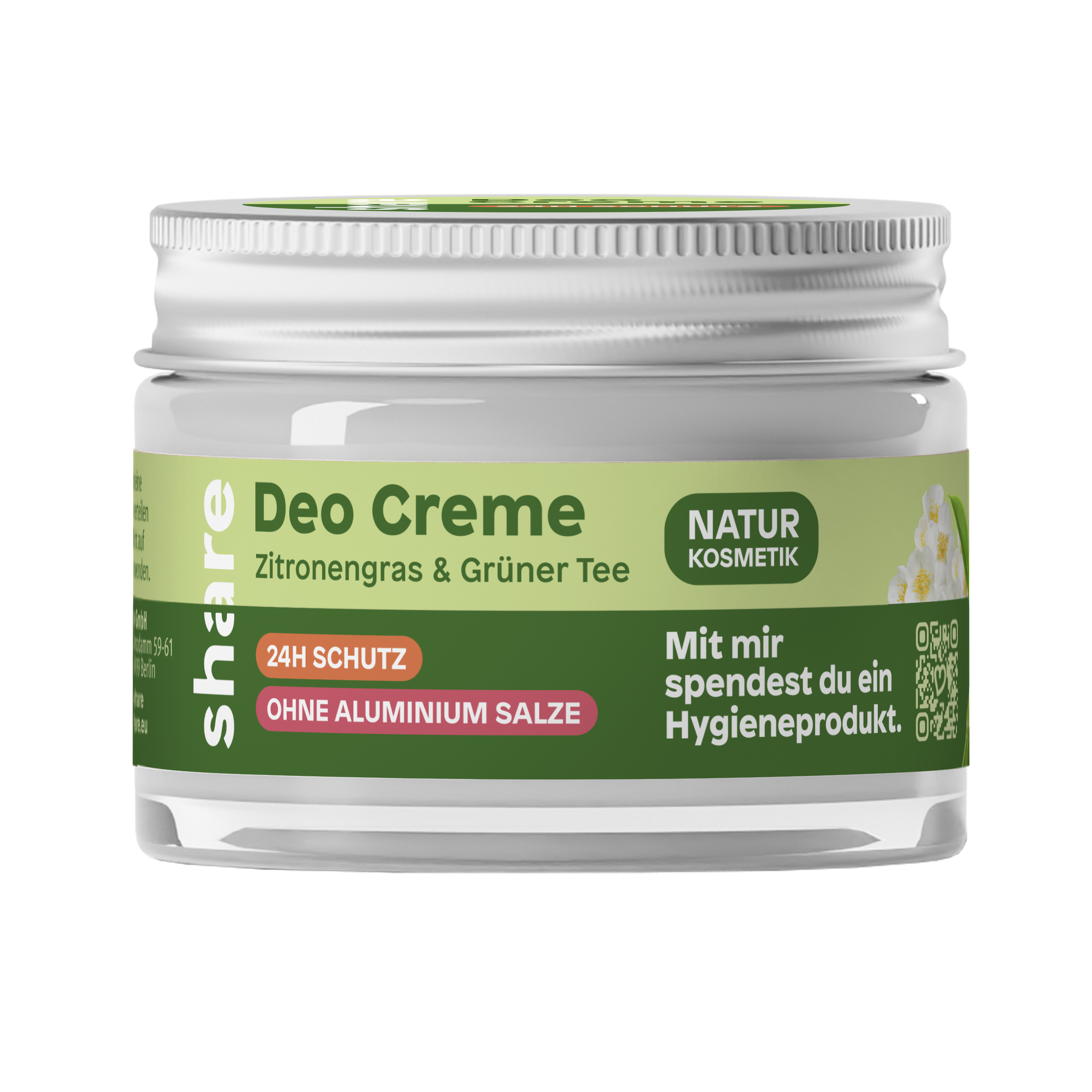 Deocreme Zitronengras & grüner Tee 50ml