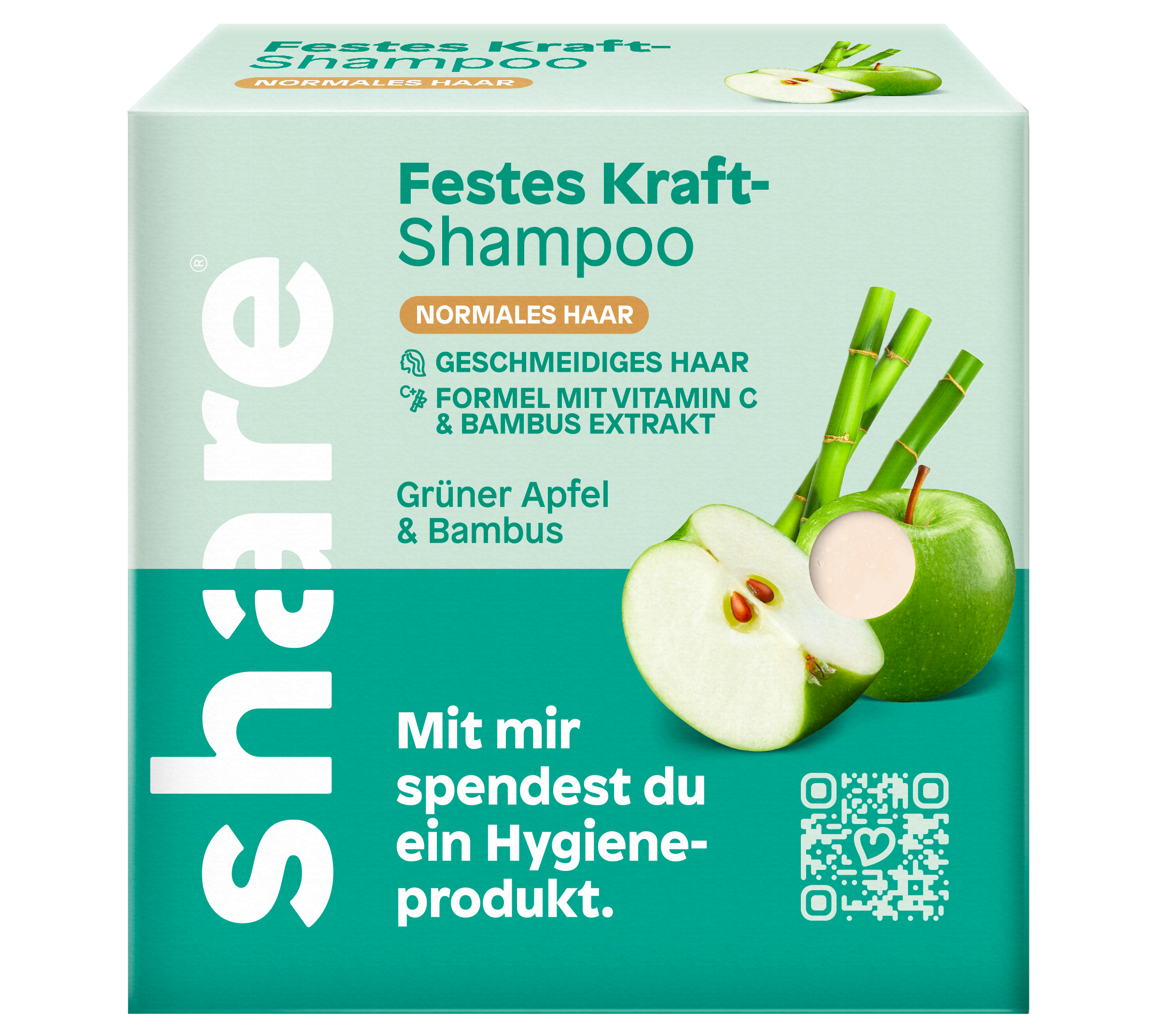 Festes Shampoo Grüner Apfel & Bambus