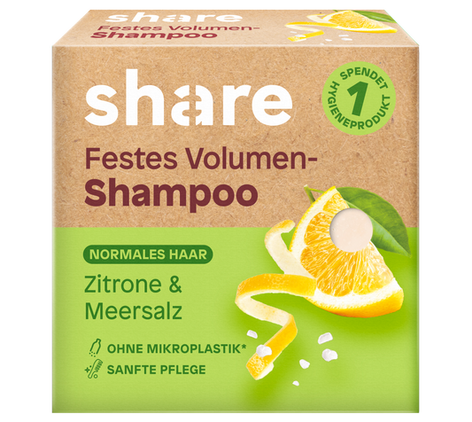 Festes Shampoo Zitrone & Meersalz