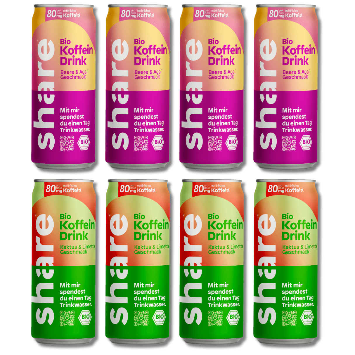 share Bio Koffein Drink Probierpaket