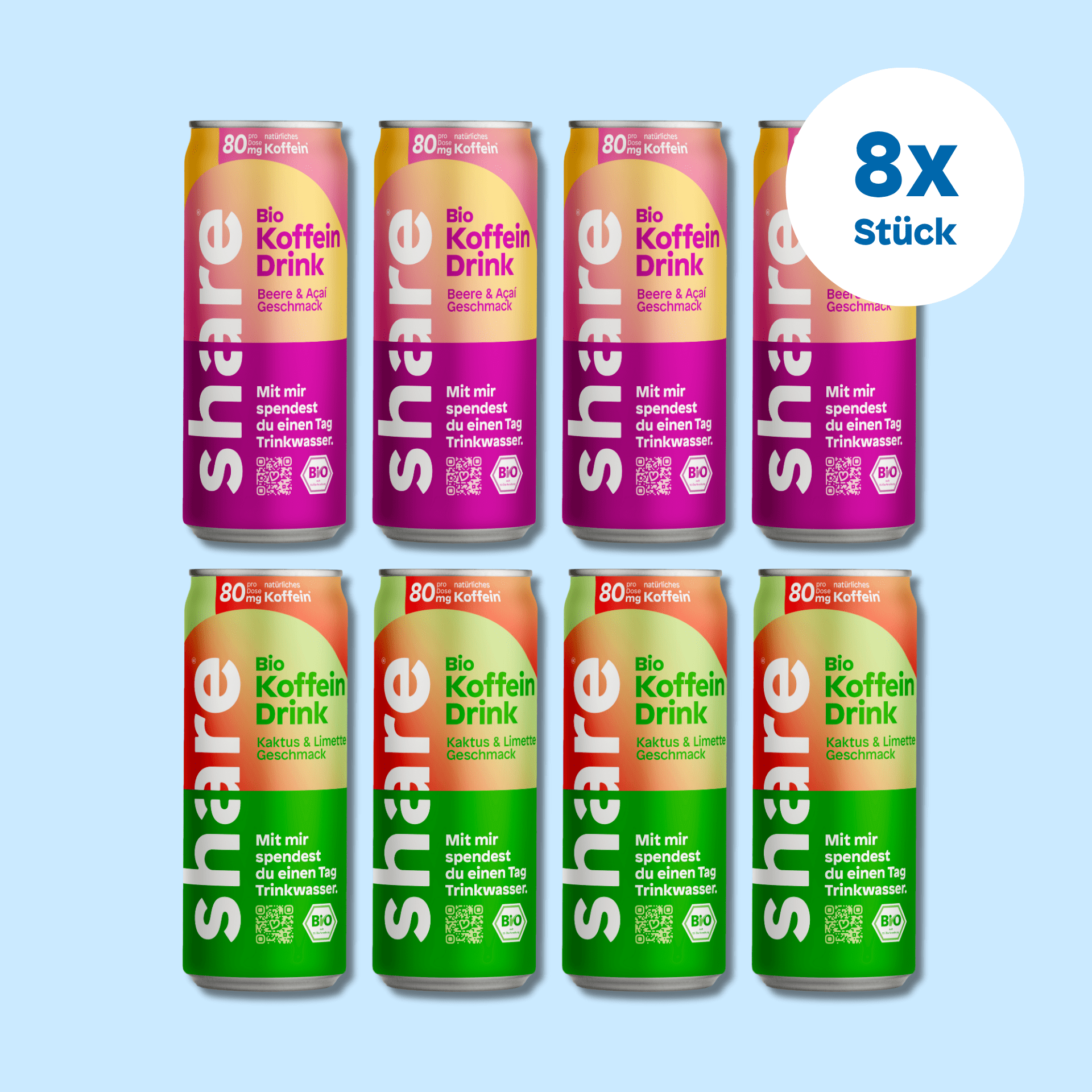 Bio Koffein Drink Probierpaket