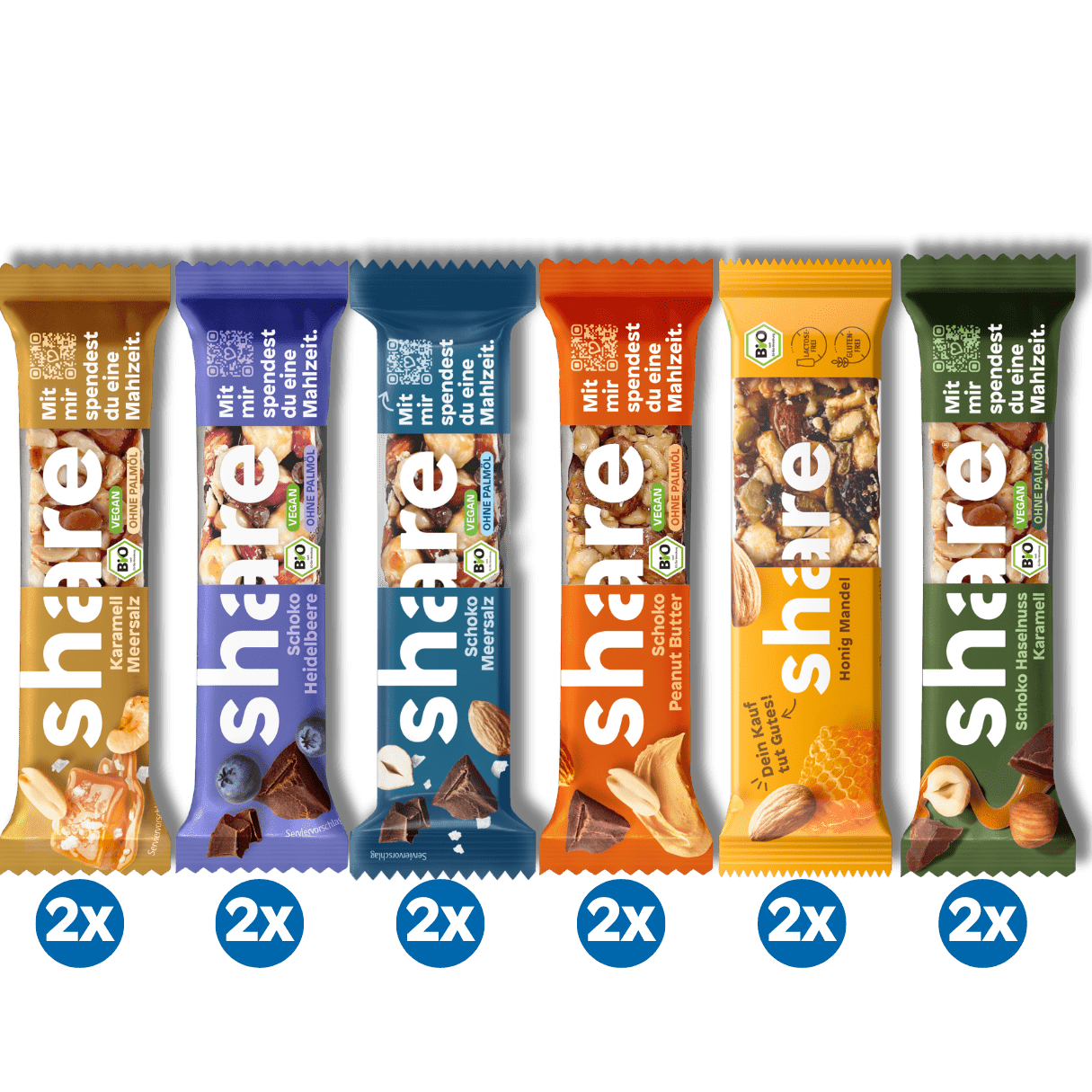 share Bio Riegel Probierpaket