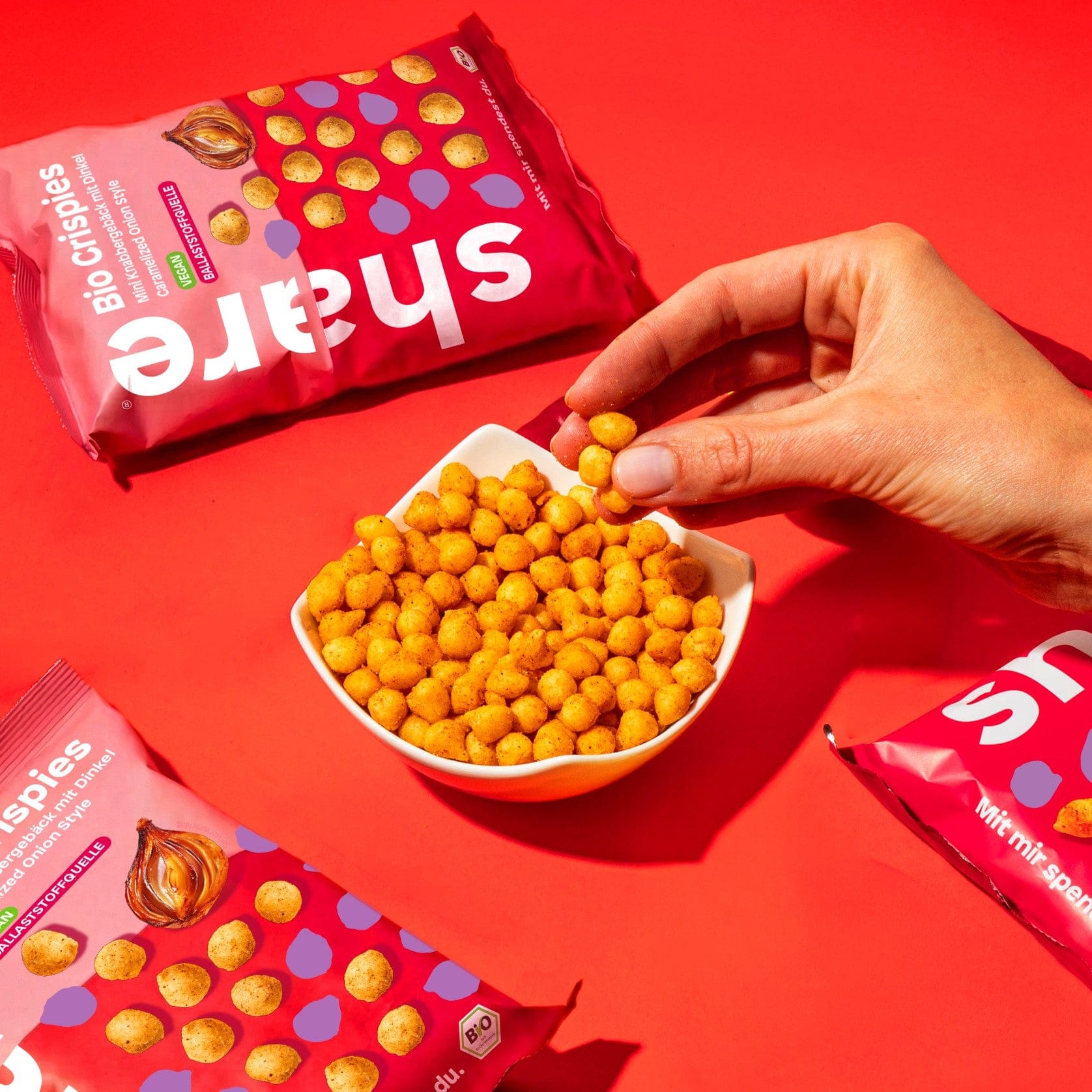 share Chips Bio Crispies Caramelized Onion Style 8x100g