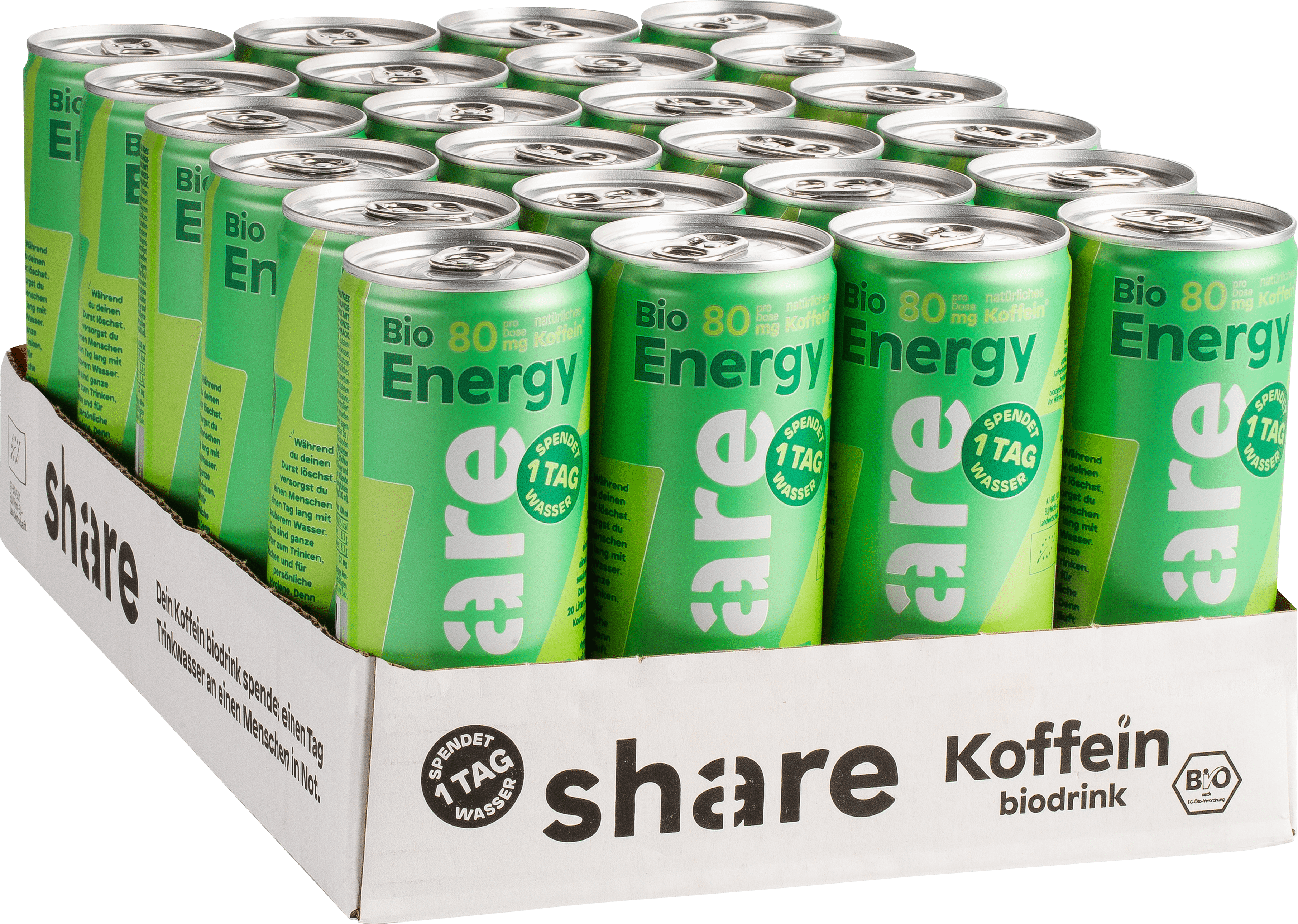 Organic Energy Lime Mint & Cucumber in aluminum can – disposable