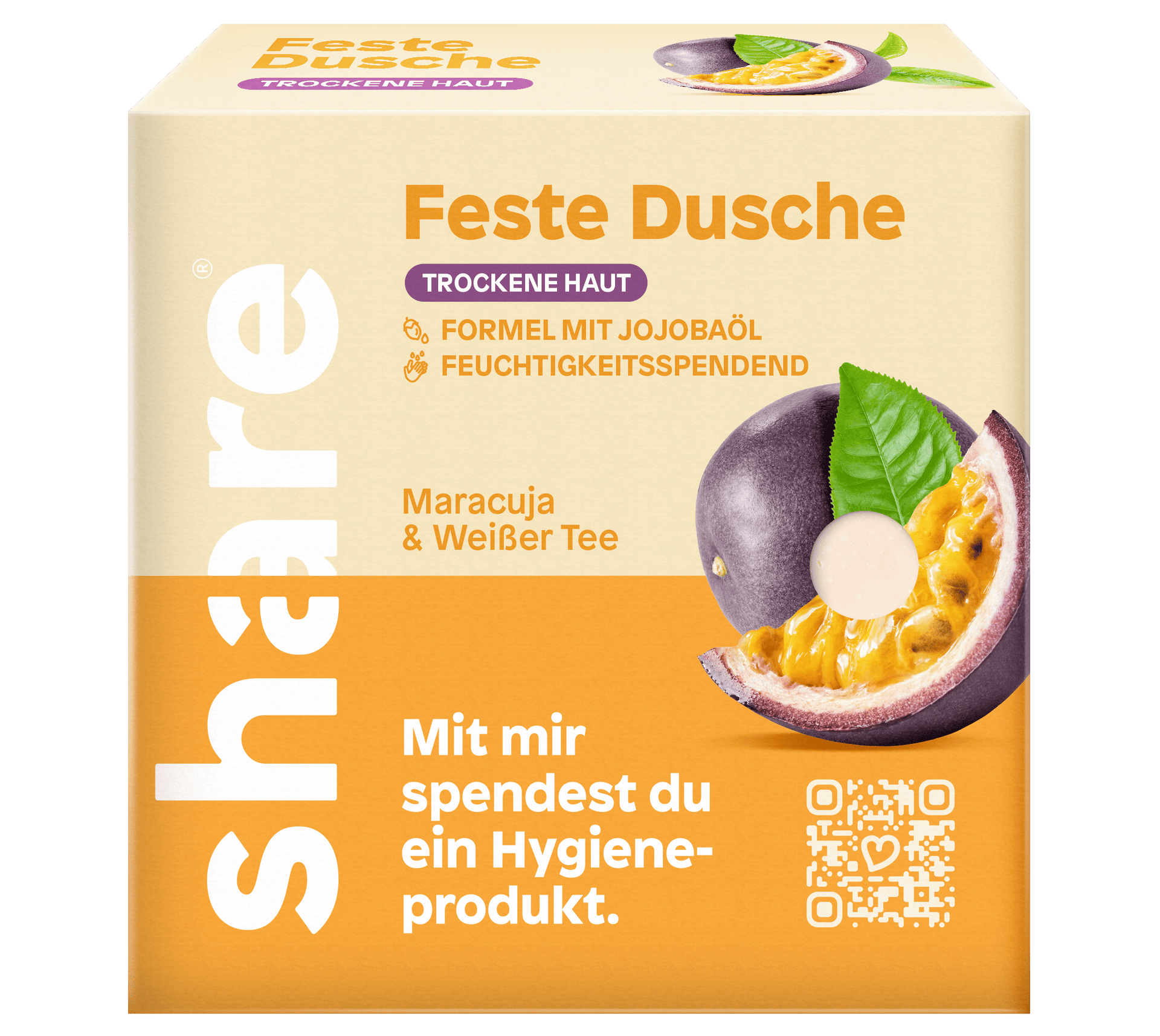 feste dusche aufbewahren Feste Dusche Maracuja & Weißer Tee 6x60g