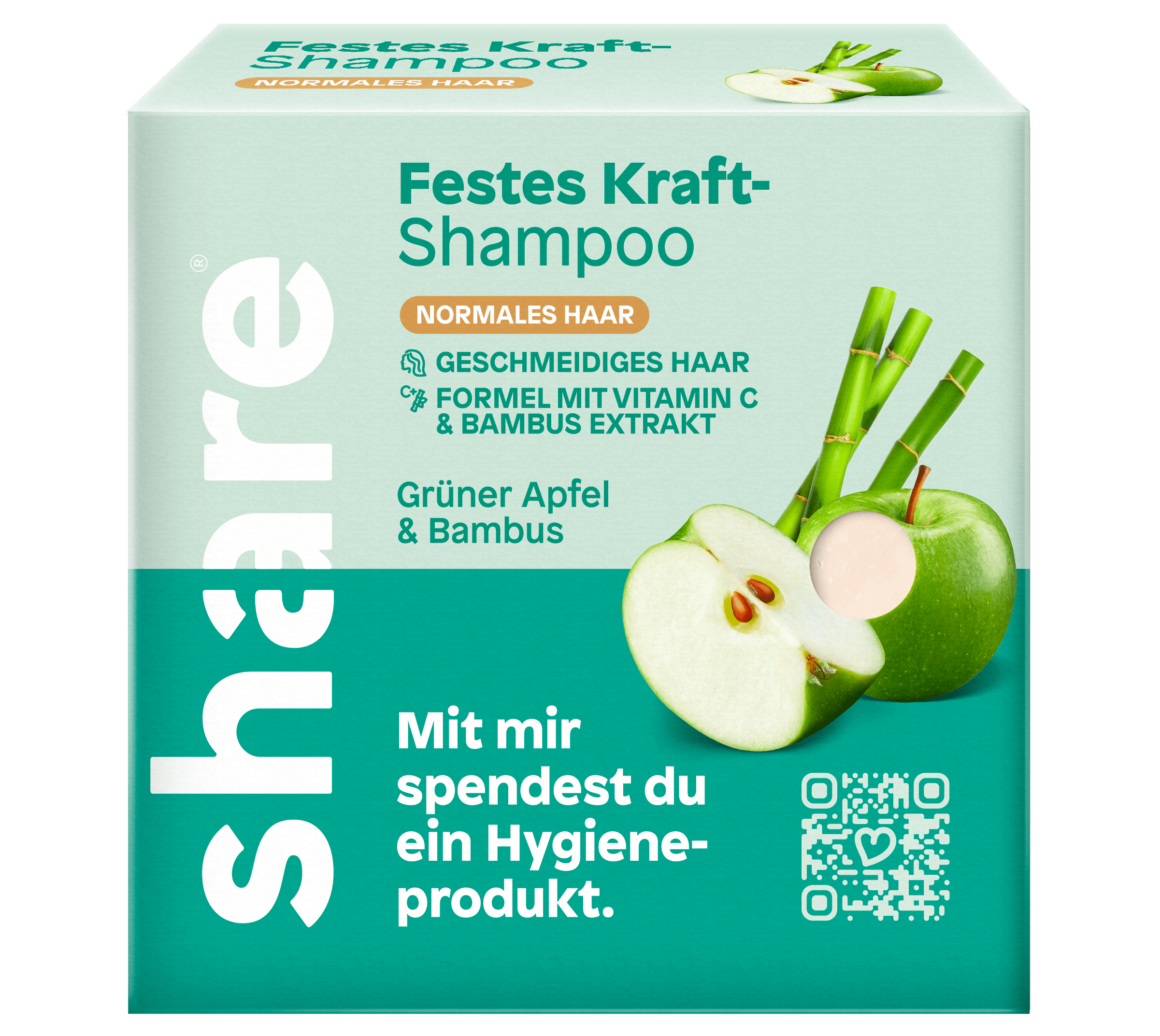 share Festes Shampoo Festes Shampoo Grüner Apfel & Bambus 1x60g