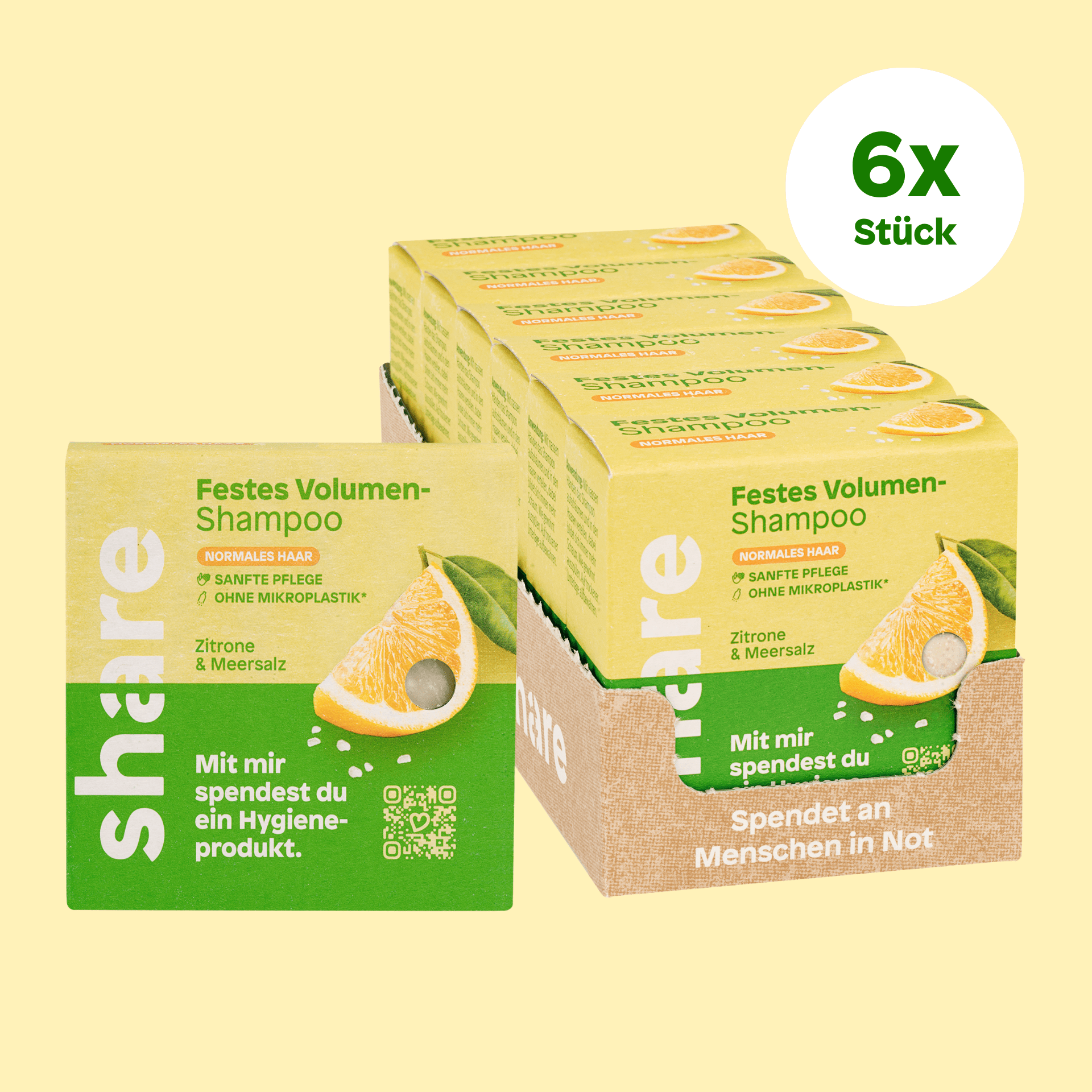 share Festes Shampoo Festes Shampoo Zitrone & Meersalz 6x60g