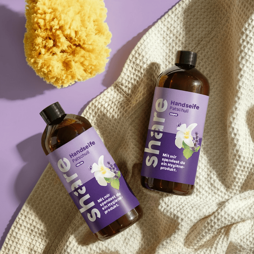 share Flüssigseife Flüssigseife Nachfüllflasche Patschuli 6x500ml
