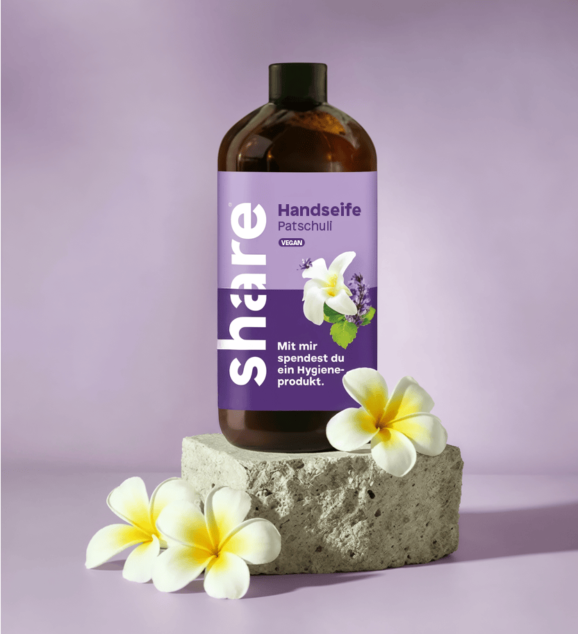 share Flüssigseife Flüssigseife Nachfüllflasche Patschuli 6x500ml