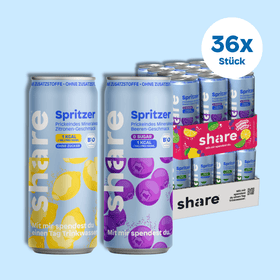 Bio Spritzer Sparpaket Beere Zitrone