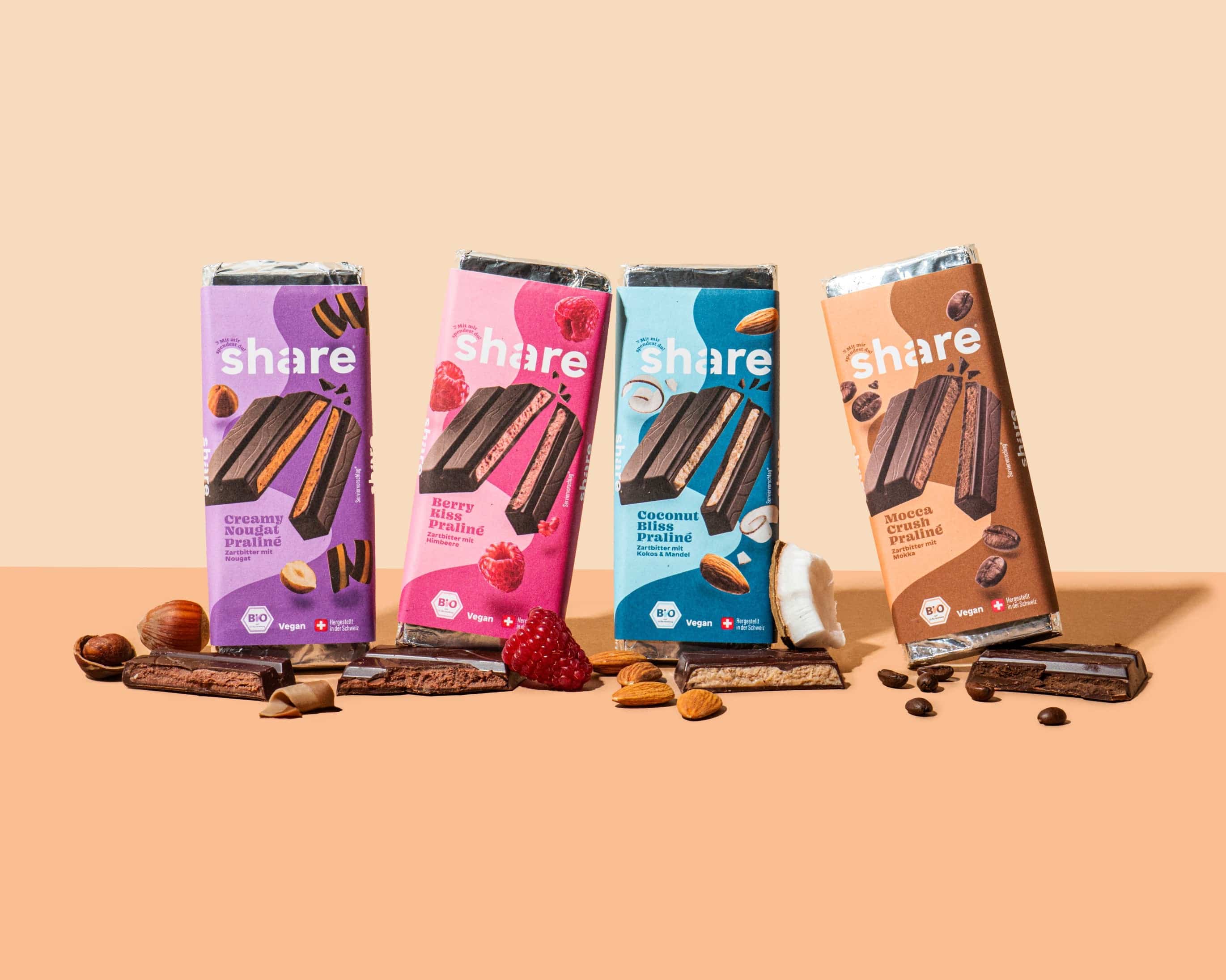 share GmbH Vegane Schokoladen Probierpaket