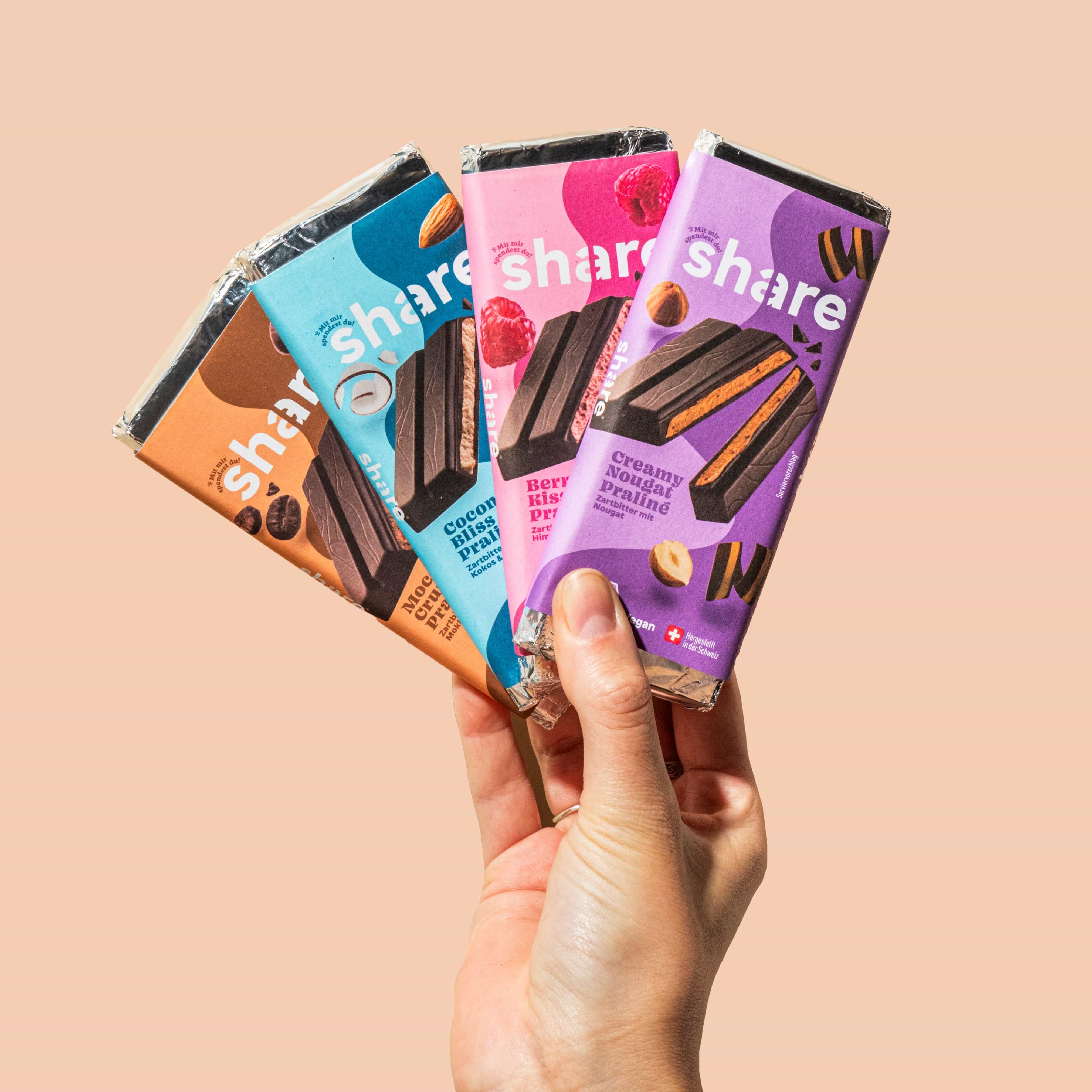 share GmbH Vegane Schokoladen Probierpaket