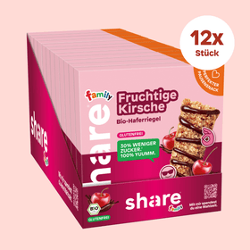 Family Organic Bar Fruity Cherry 