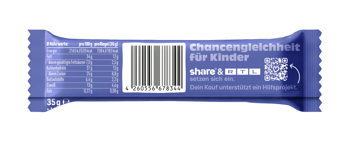 share Nussriegel Bio Nussriegel Schoko & Heidelbeere 15x35g