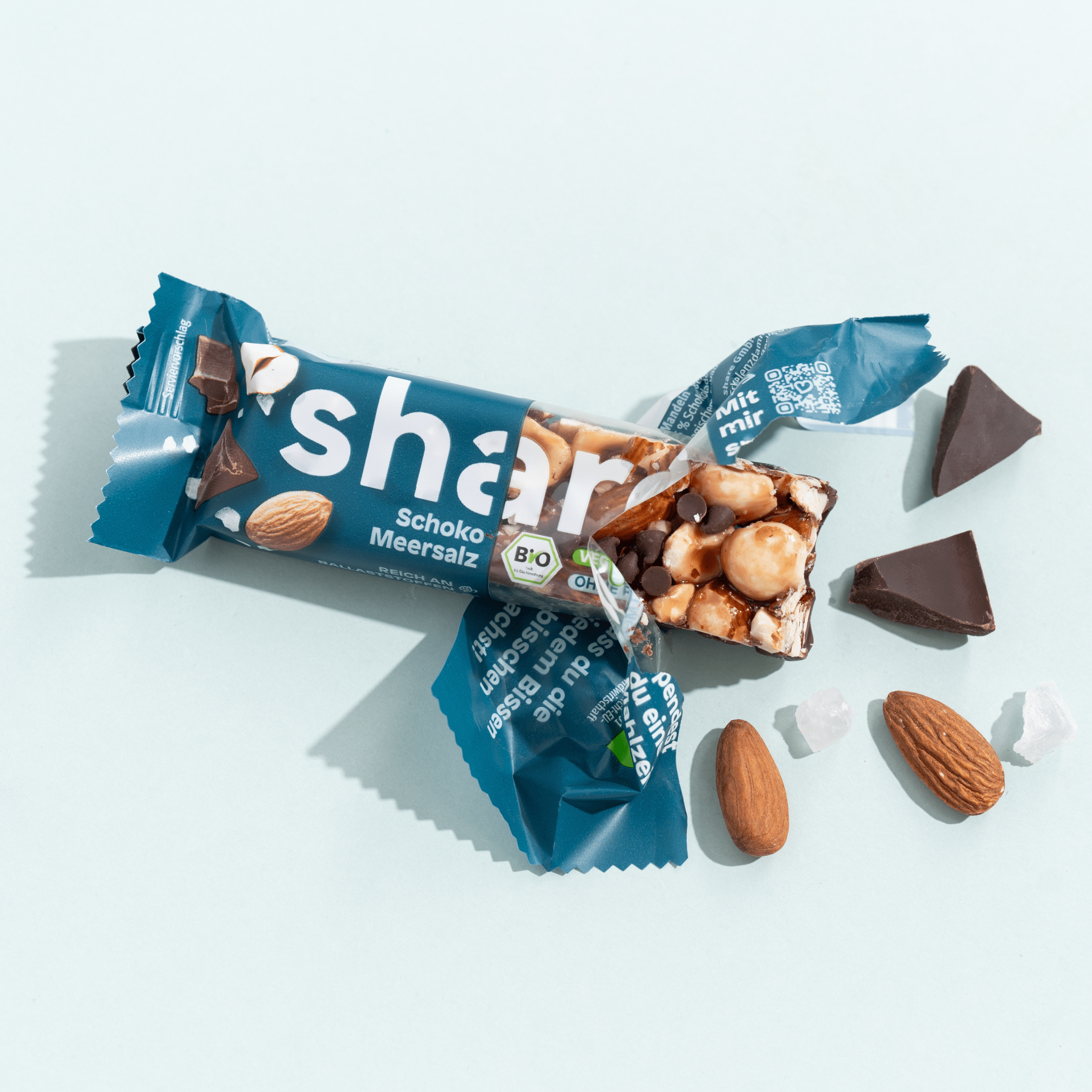 share Nussriegel Bio Nussriegel Schoko & Meersalz 15x35g