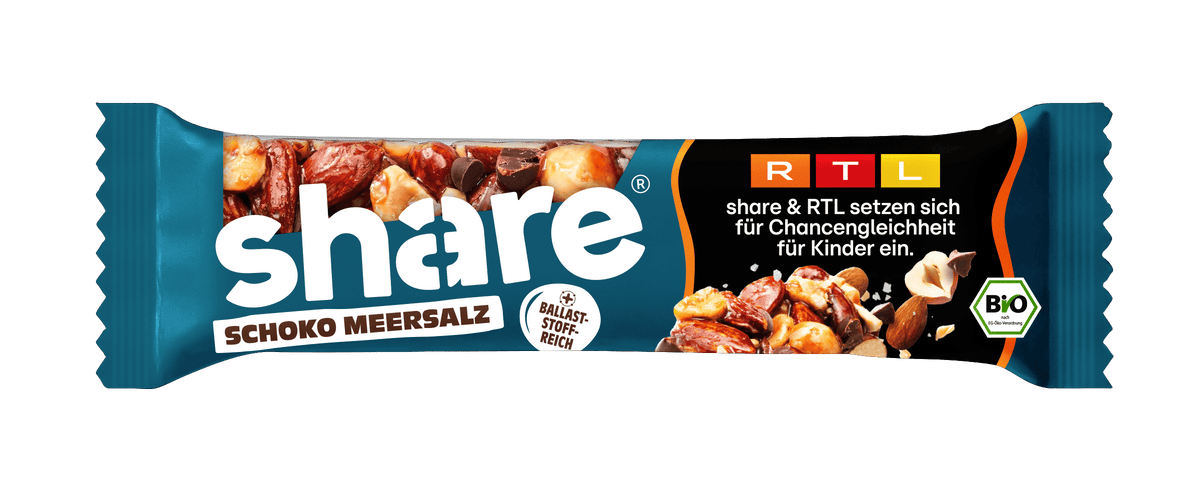 share Nussriegel Bio Nussriegel Schoko & Meersalz 15x35g