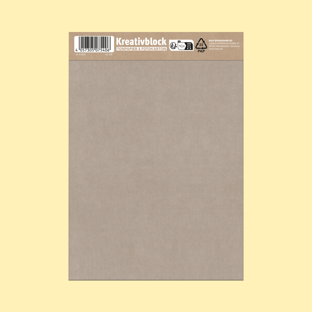share Papiere / Kartone Kreativ-Bastelblock A5 mehrfarbig (40 Blatt) 1x