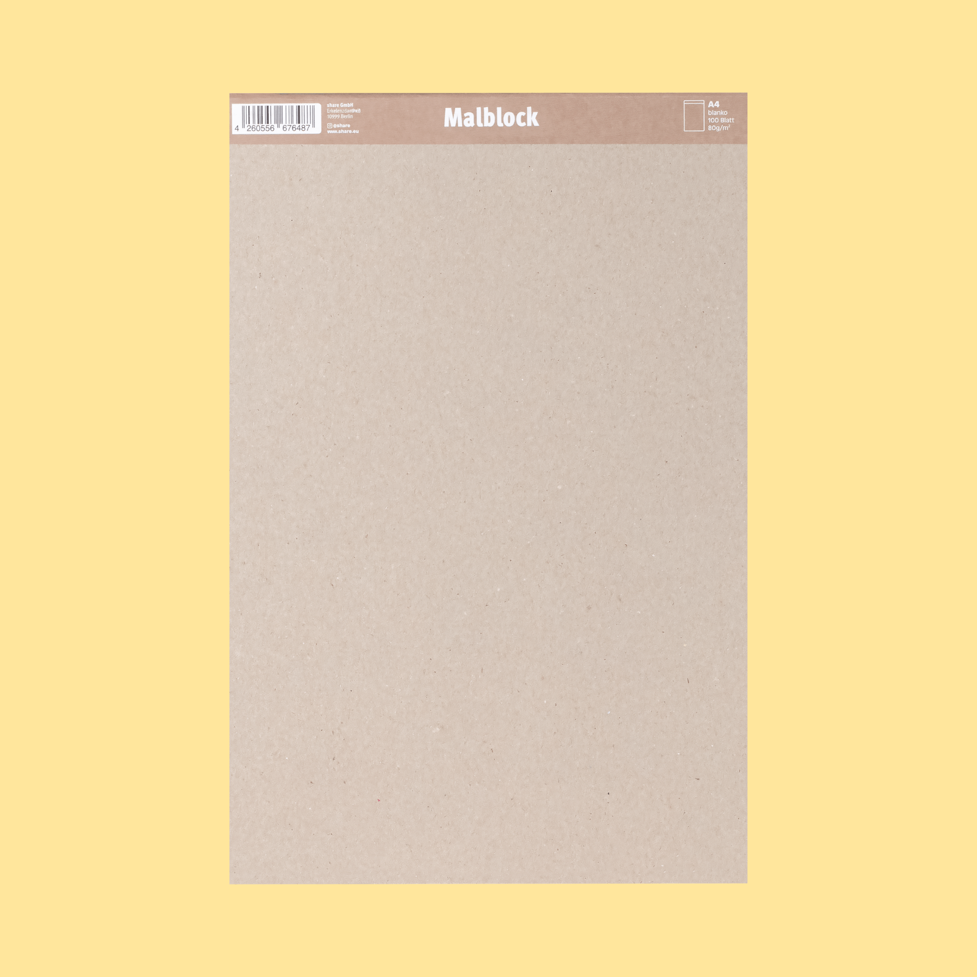 share Papiere / Kartone Malblock A4 (100 Blatt) 1x