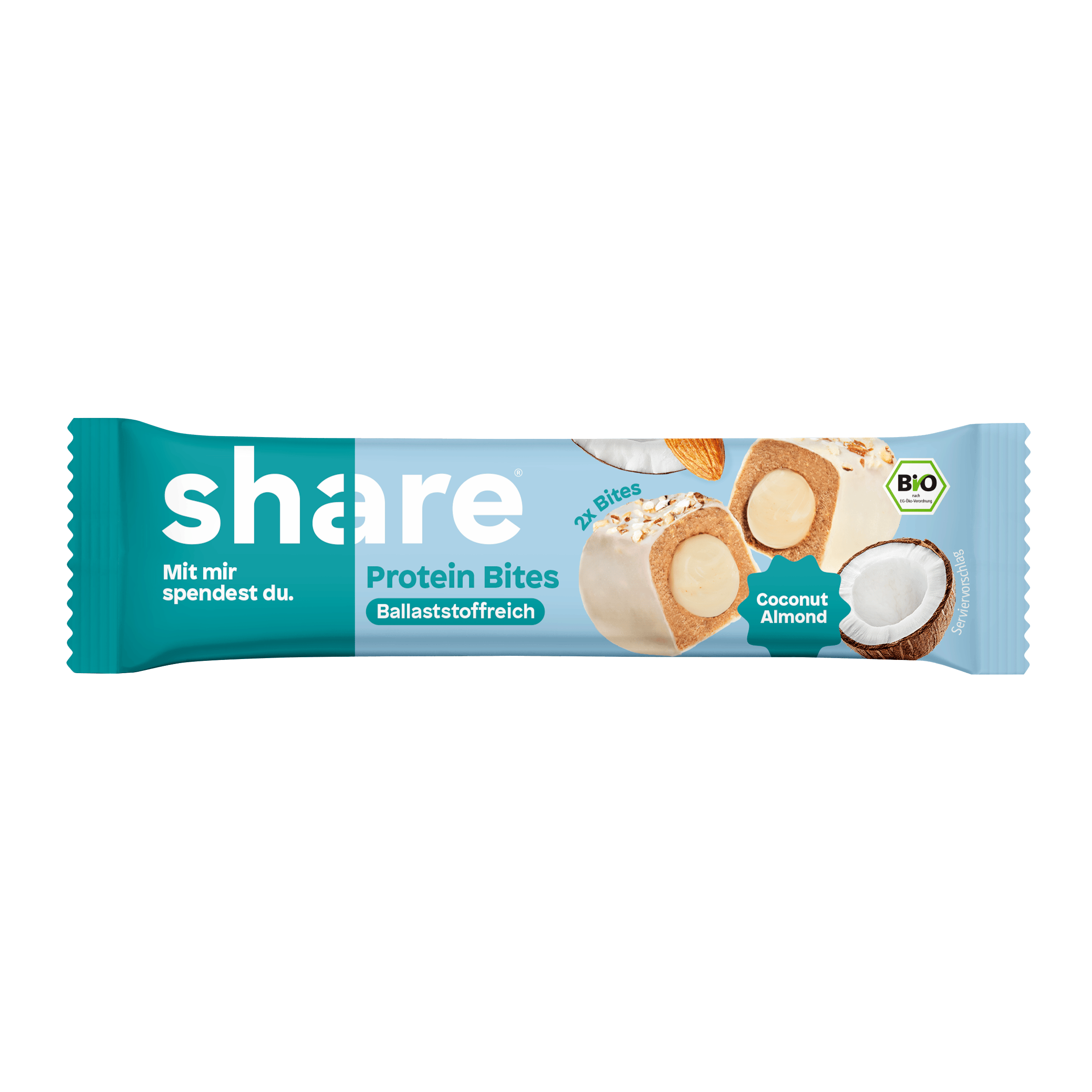 share Proteinriegel Bio Protein Bites Coconut Almond 15x40g