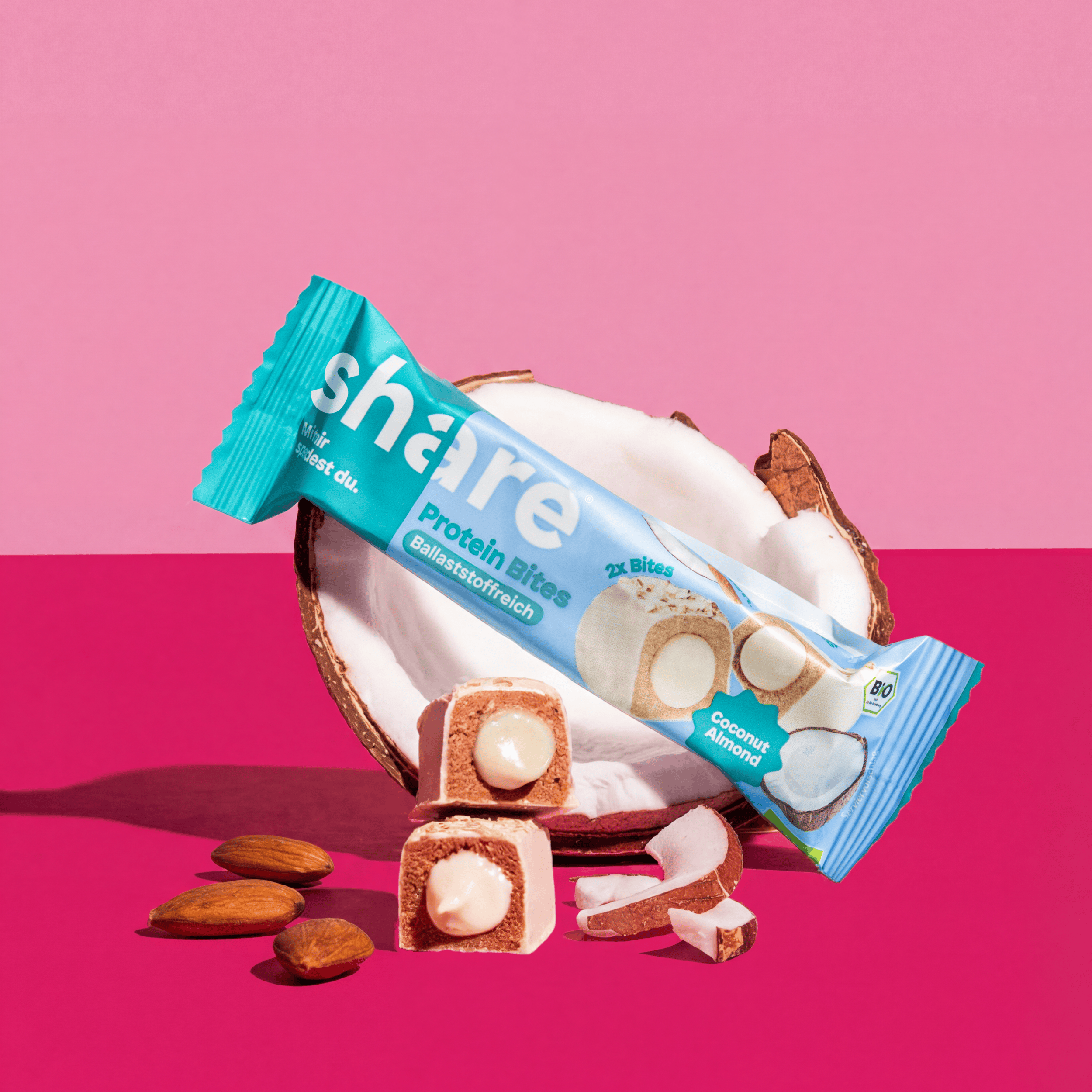 share Proteinriegel Bio Protein Bites Coconut Almond 15x40g