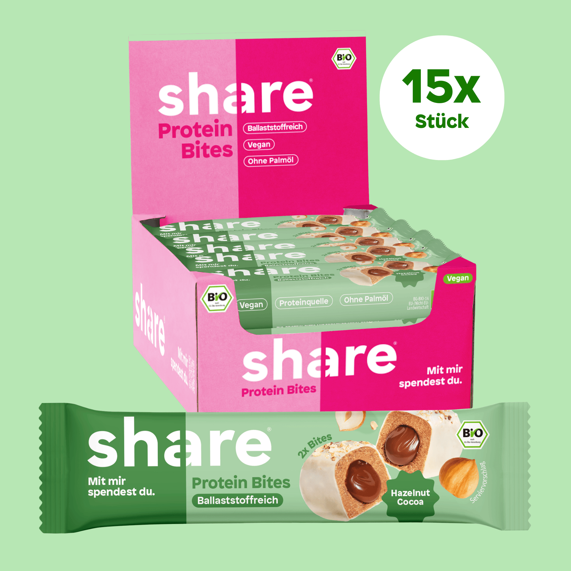Bio Protein Bites Hazelnut Cocoa