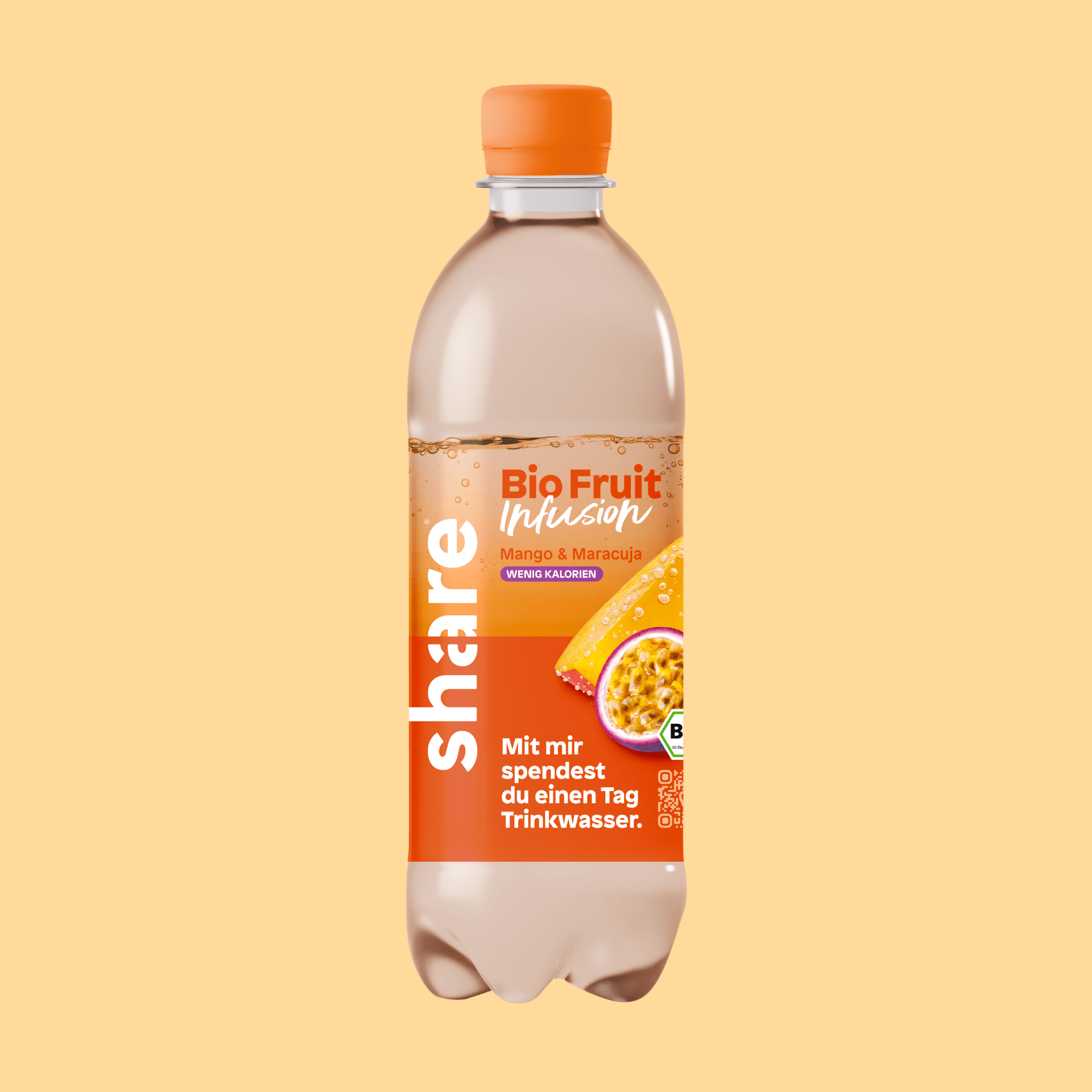 share Saftgetränke Bio Fruit Infusion Mango Maracuja 18x0,5L