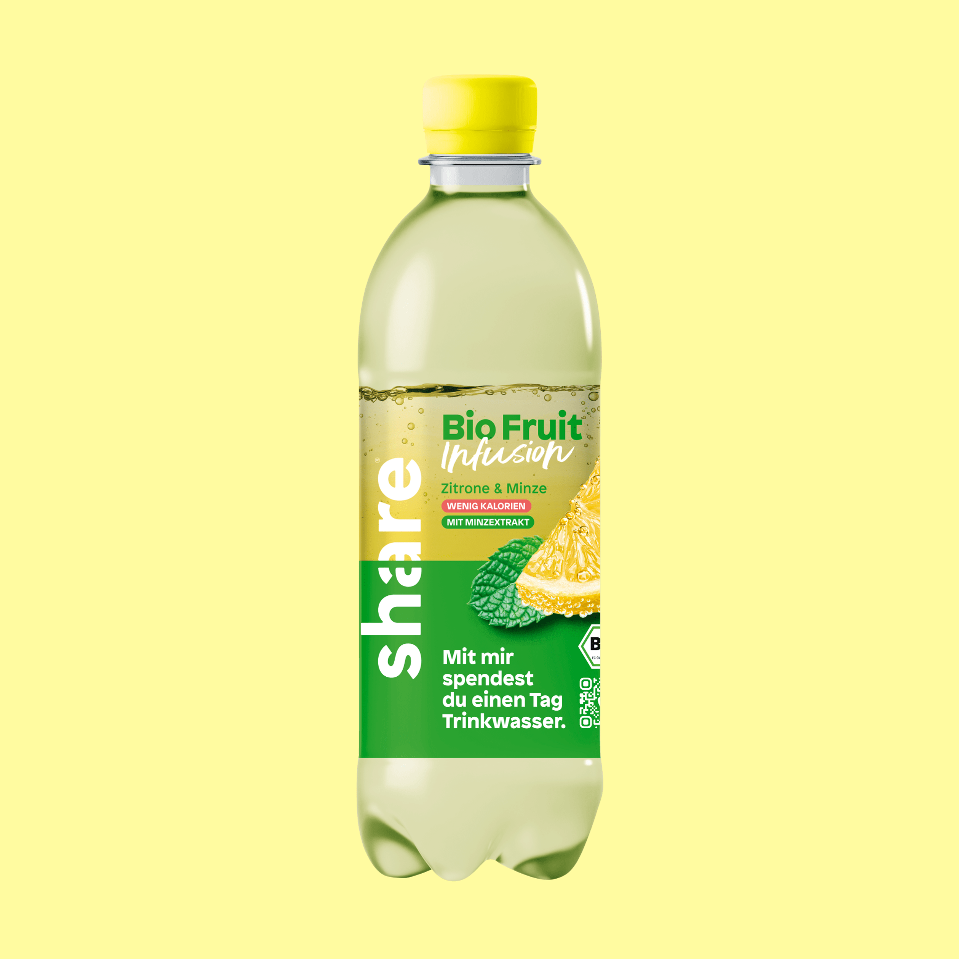 share Saftgetränke Bio Fruit Infusion Zitrone Minze 18x0,5L