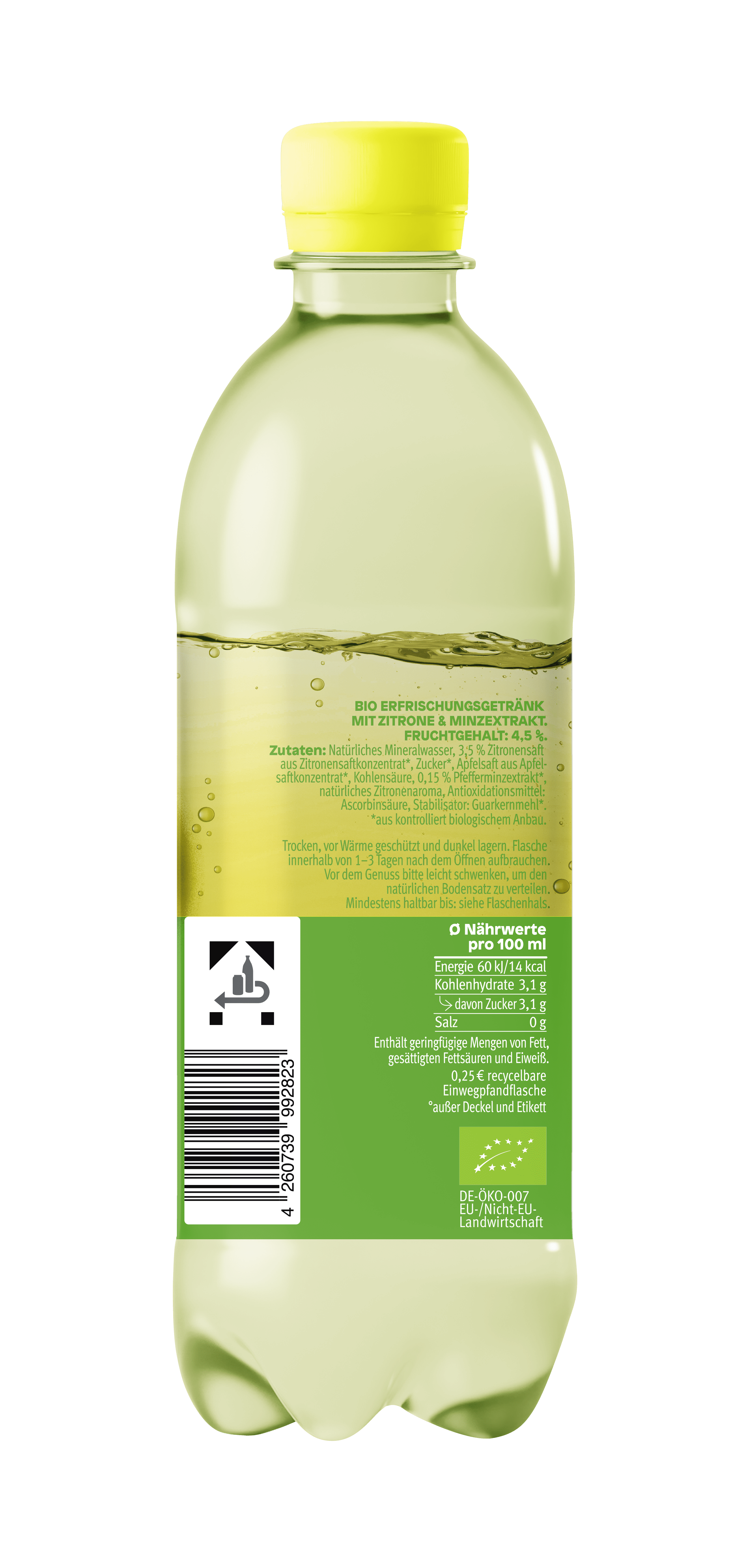 share Saftgetränke Bio Fruit Infusion Zitrone Minze  in rPET EW