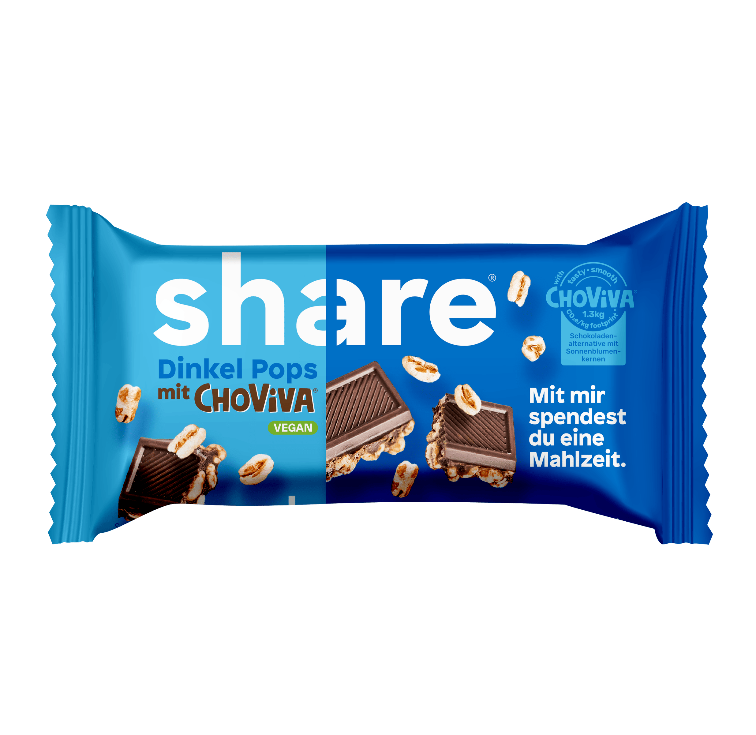 share Schokoladenriegel Dinkel Pops mit ChoViva 1x45g